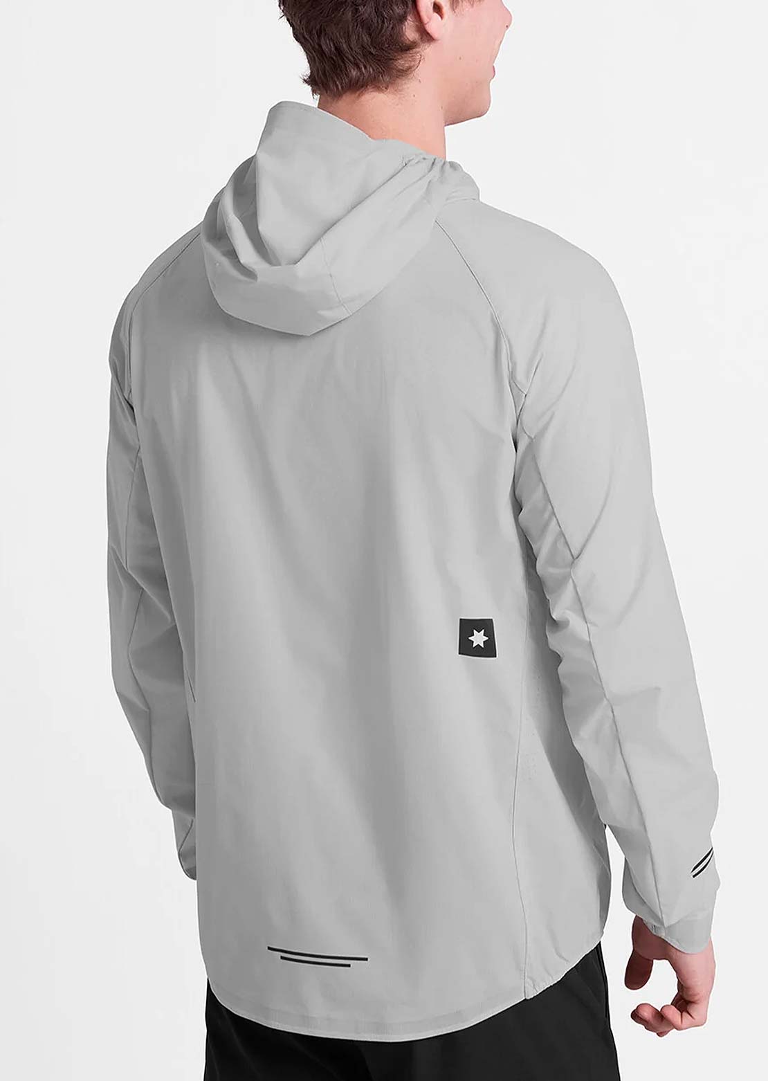 Saysky Men's Clean Pace Flex Hooded Jacket Grey