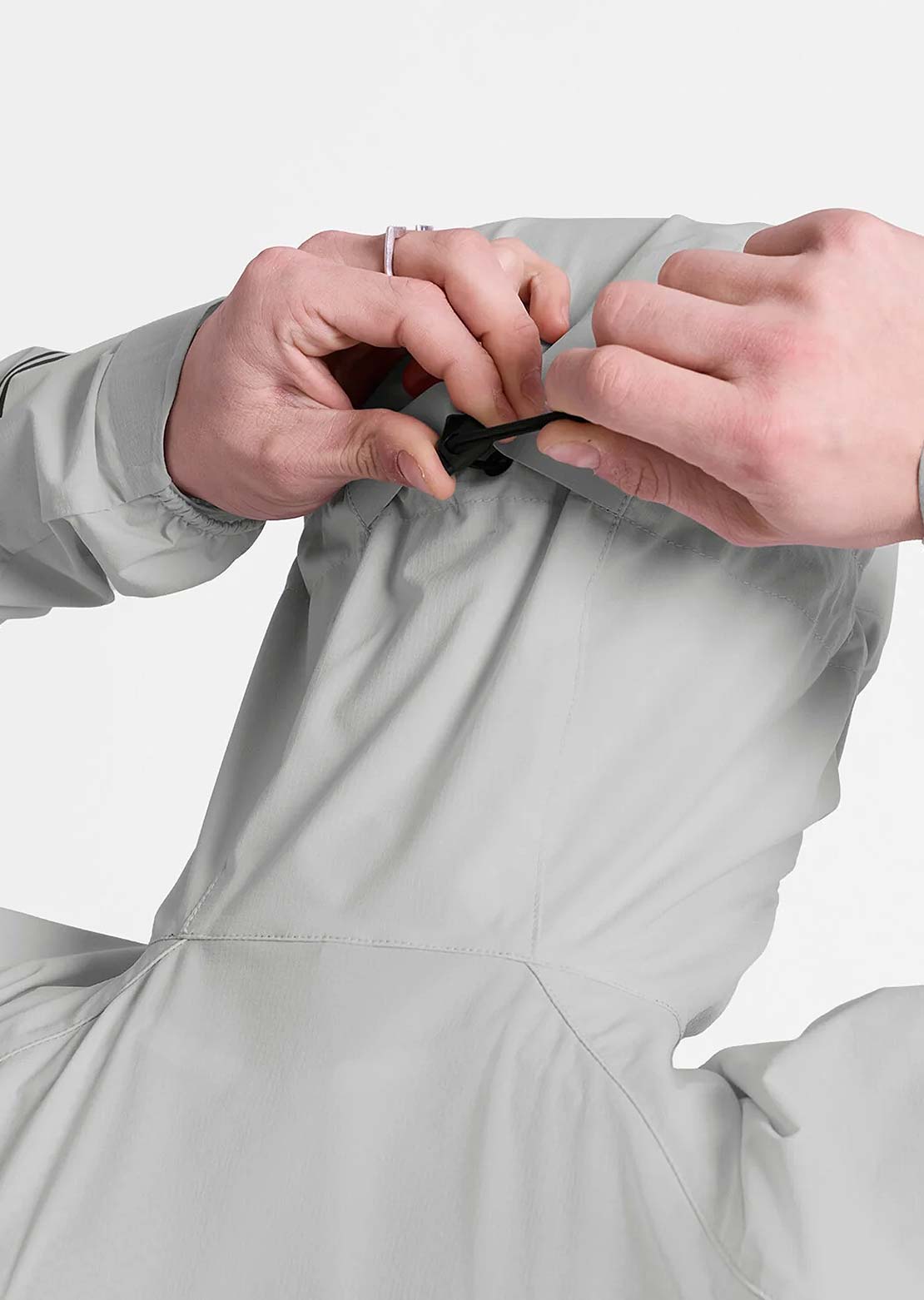 Saysky Men's Clean Pace Flex Hooded Jacket Grey