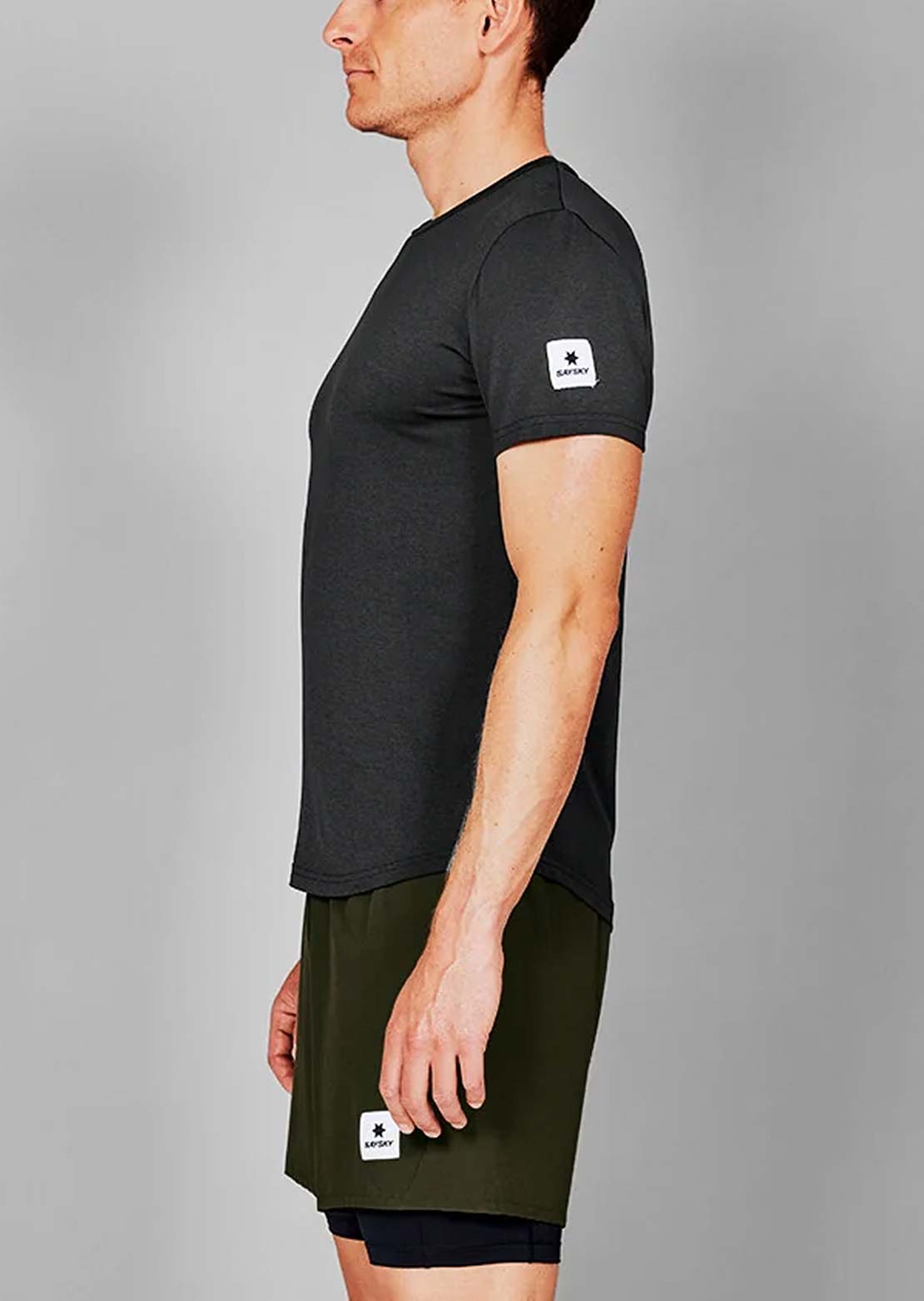 Saysky Men's Clean Pace T-Shirt Black