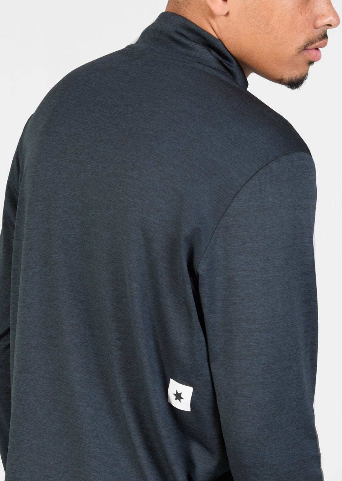 Saysky Men's Pace Half Zip Long Sleeve Black