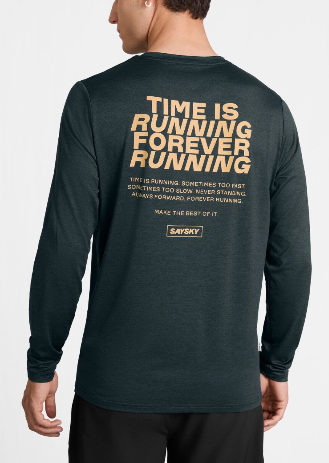 Saysky Men's Pace Long Sleeve Black