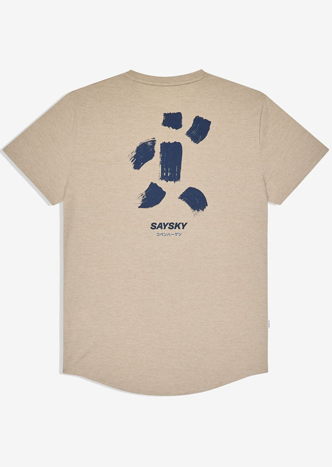 Saysky Men's X Checks of Edo Combat Pro T-Shirt Sand