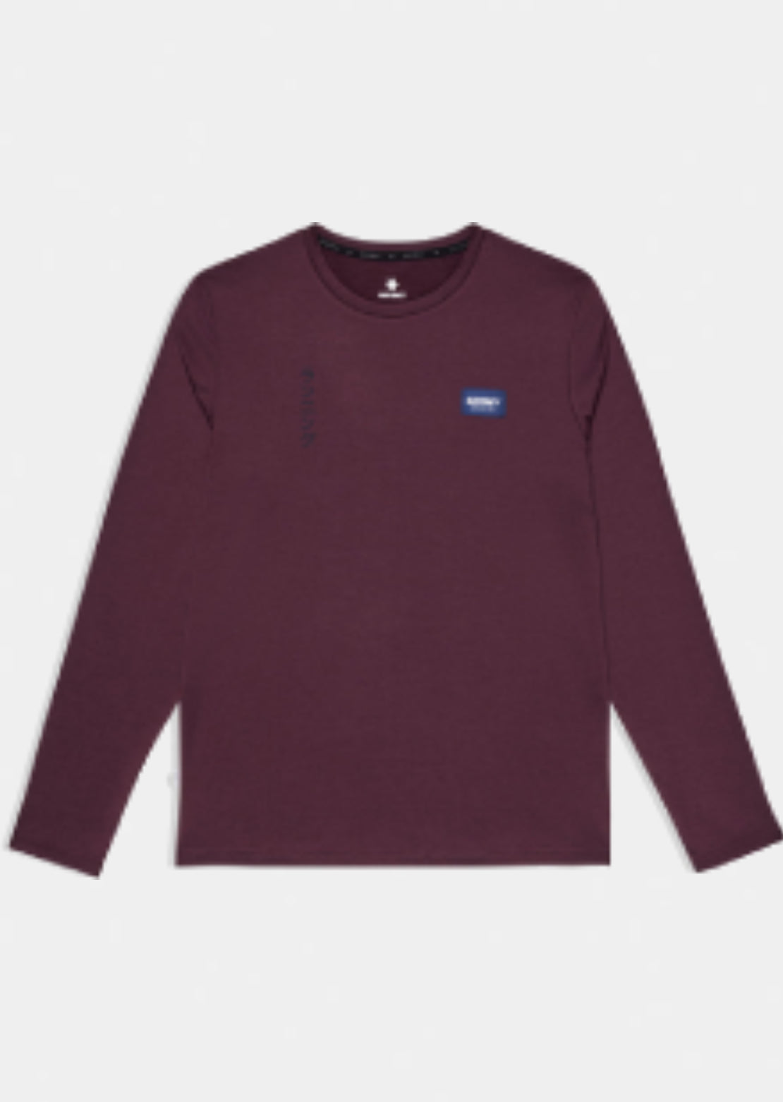 Saysky Men's X Checks of Edo Pace Long Sleeve Burgundy
