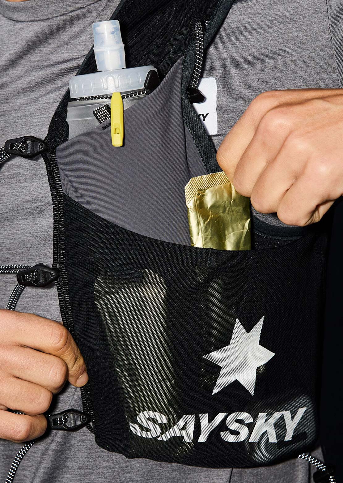 Saysky Unisex Flow 8L Vest Black