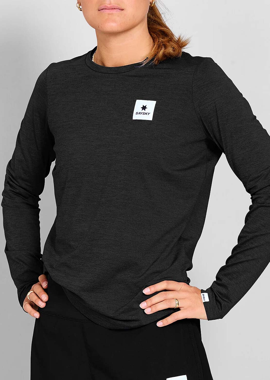 Saysky Women's Clean Pace Long Sleeve Black