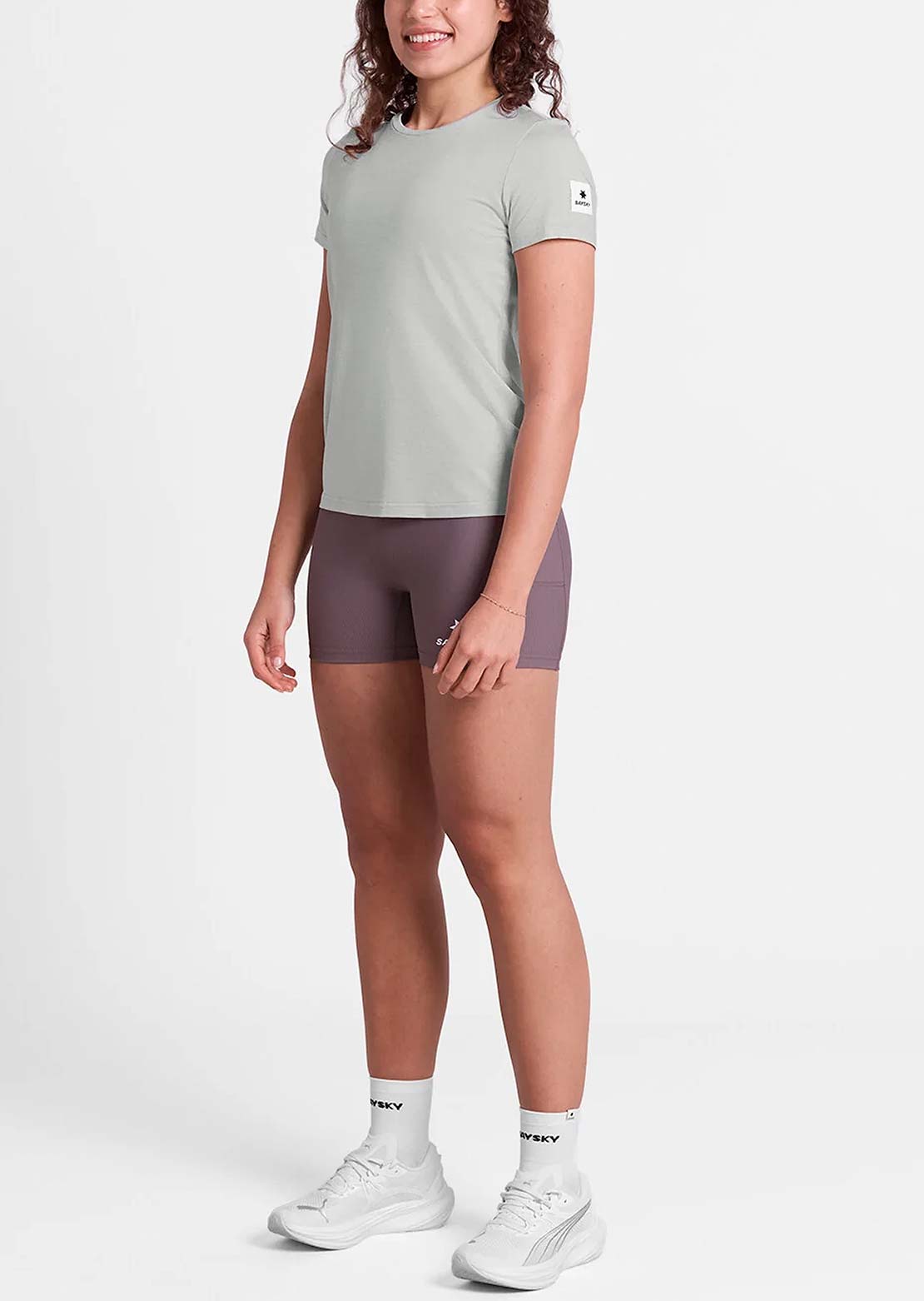 Saysky Women's Clean Pace T-Shirt Grey