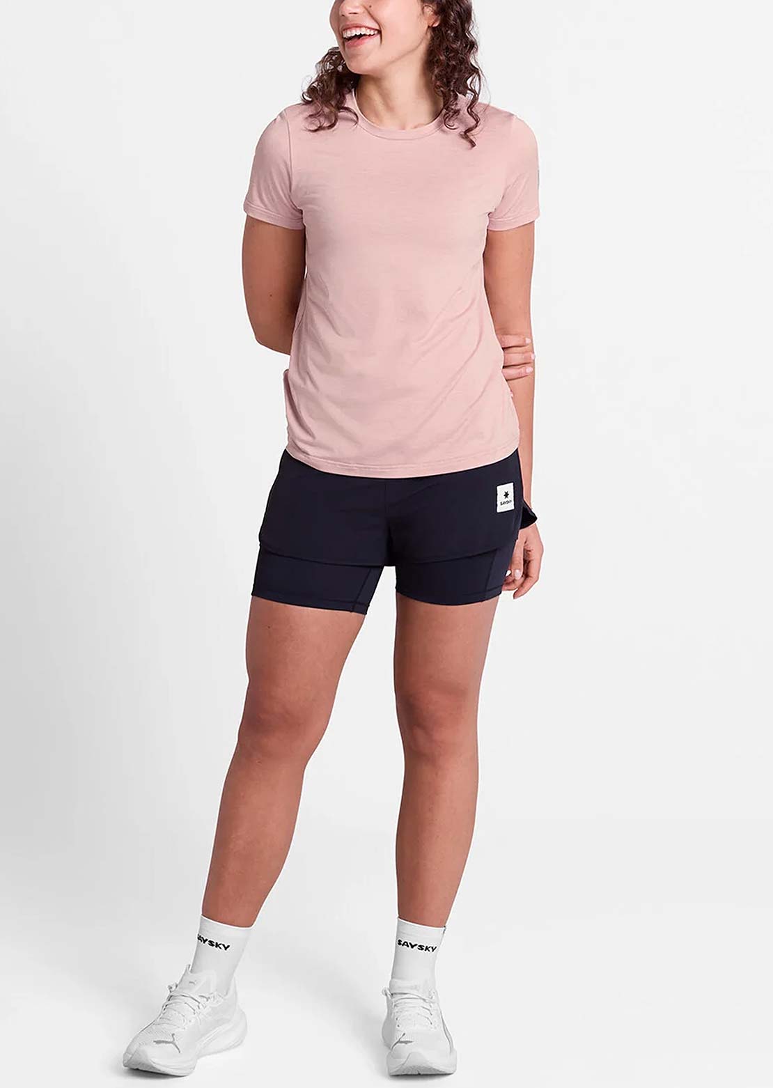Saysky Women's Clean Pace T-Shirt Pink