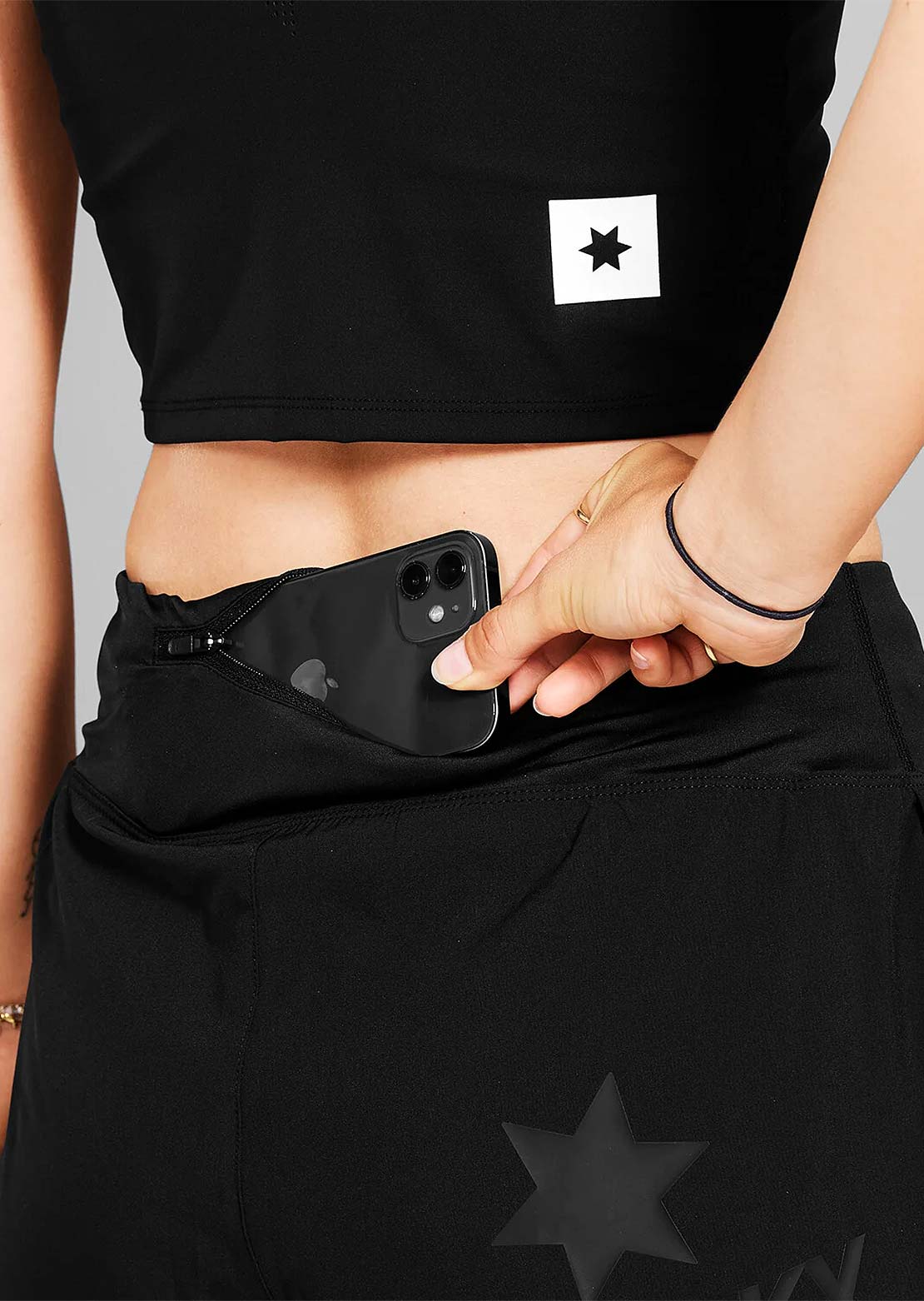 Saysky Women's Pace 2 in 1 3" Shorts Black