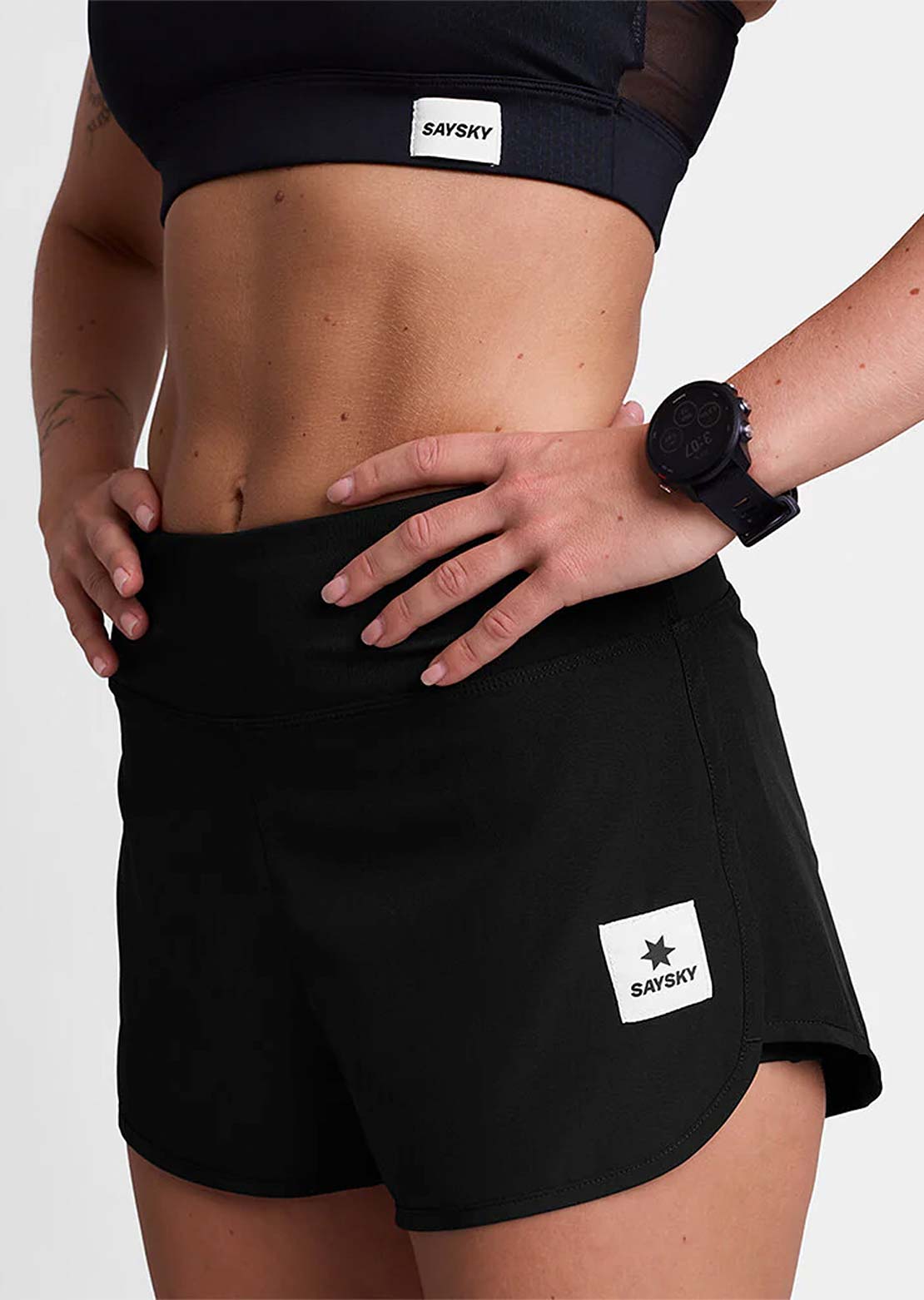 Saysky Women's Pace 3" Shorts Black