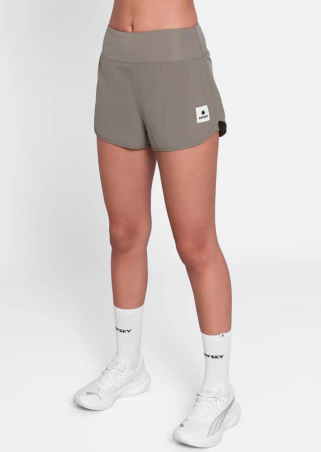 Saysky Women's Pace 3" Shorts Taupe