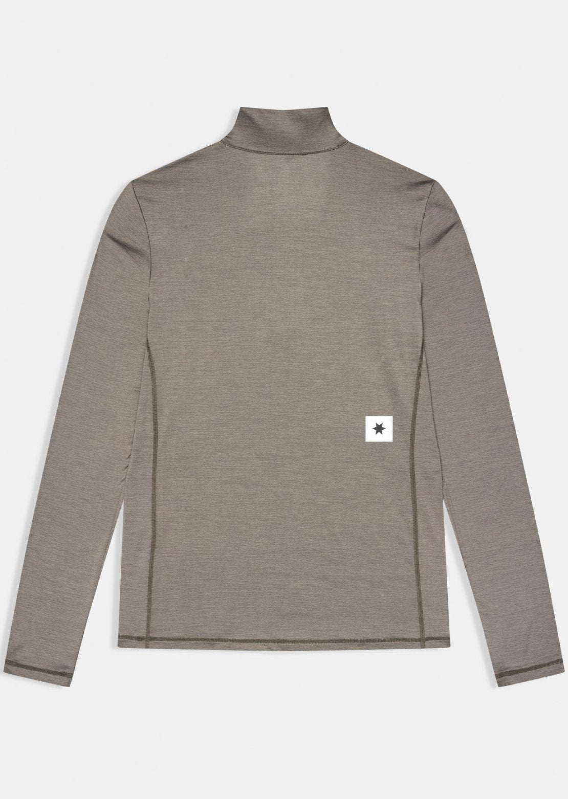 Saysky Women's Pace Half Zip Long Sleeve Taupe