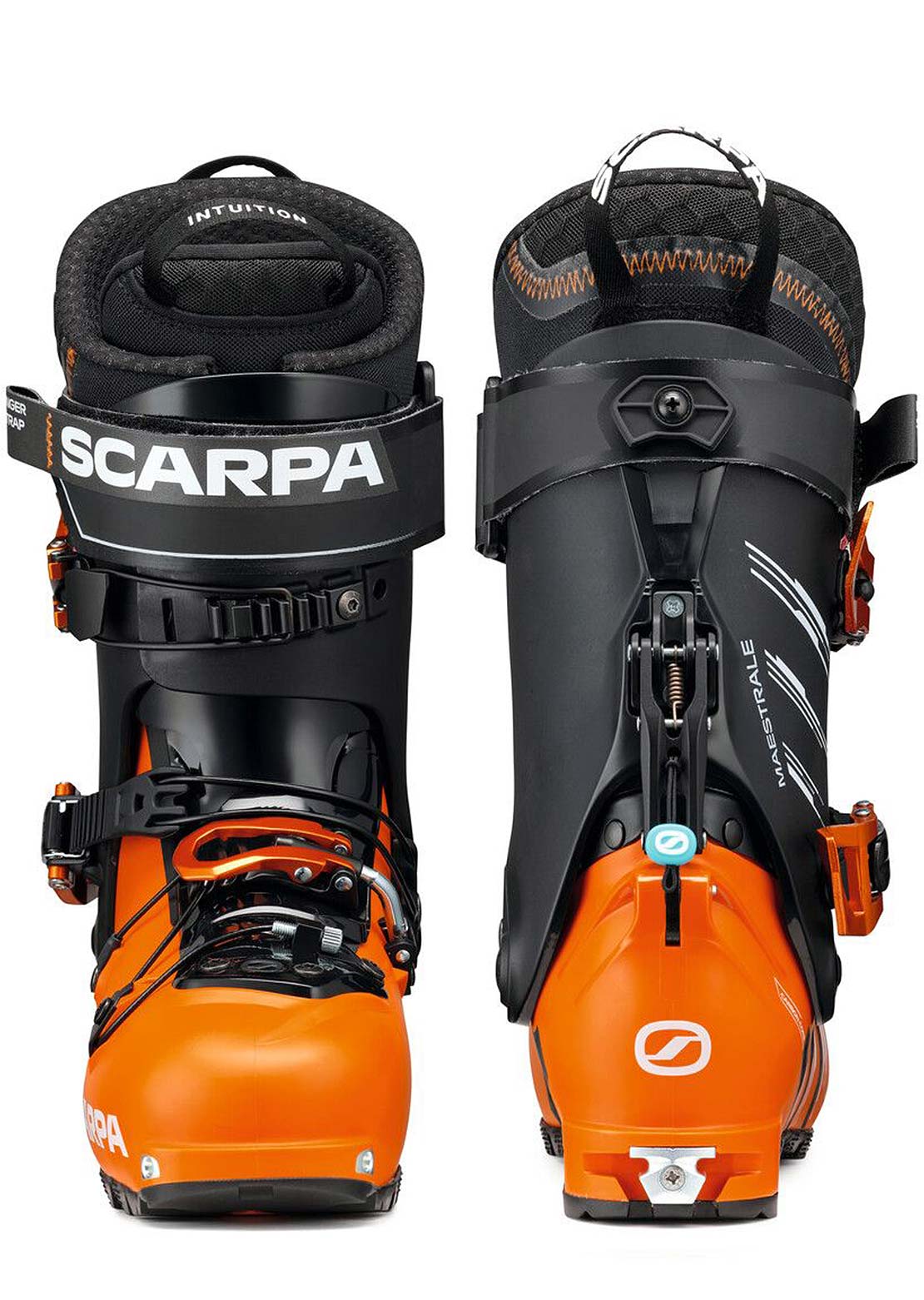 Scarpa Men&#39;s Maestrale Ski Touring Boots Orange/Black