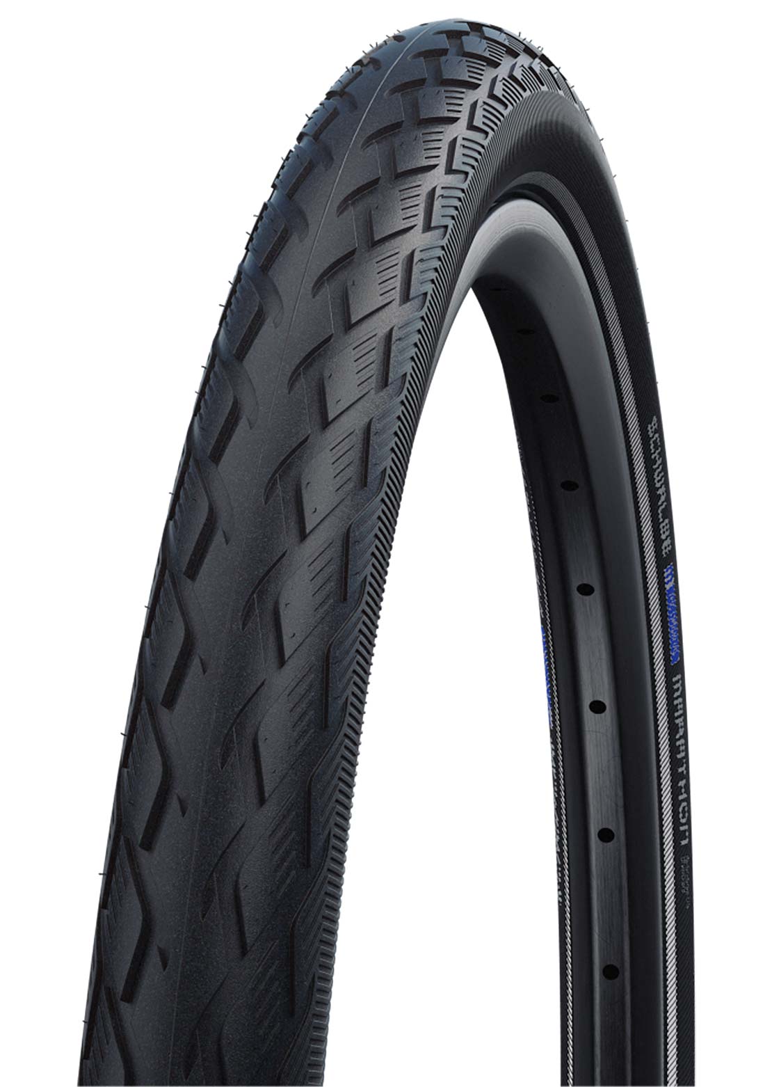 Schwalbe Marathon GreenGuard Tire with Reflective Strip Black