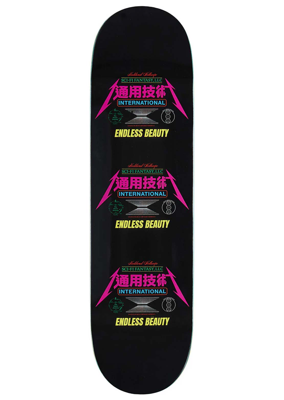 Sci-Fi Fantasy Unisex Neoliberal Beauty Skateboard Deck