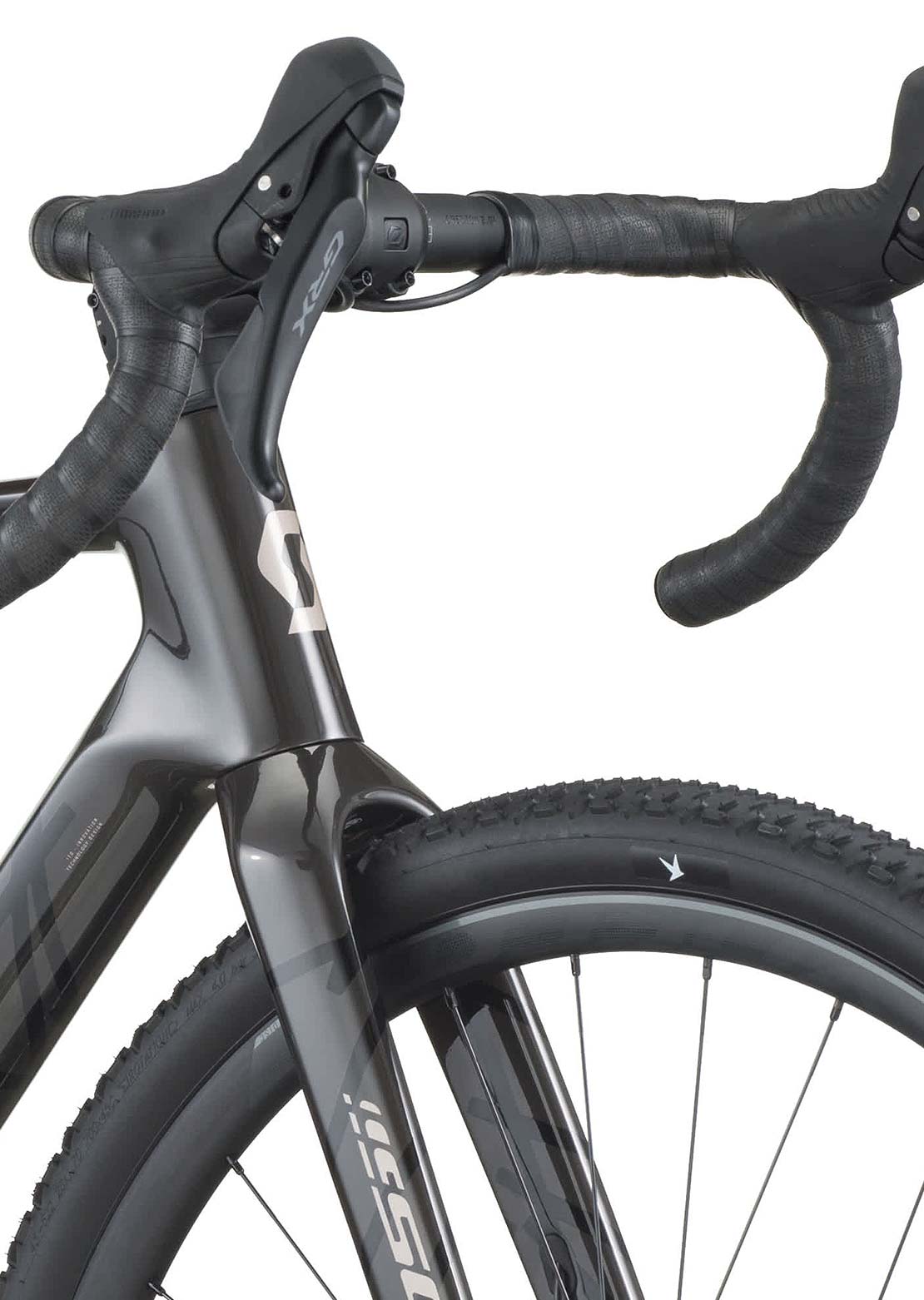 SCOTT Men's Addict Gravel 30 Bike Carbon Black