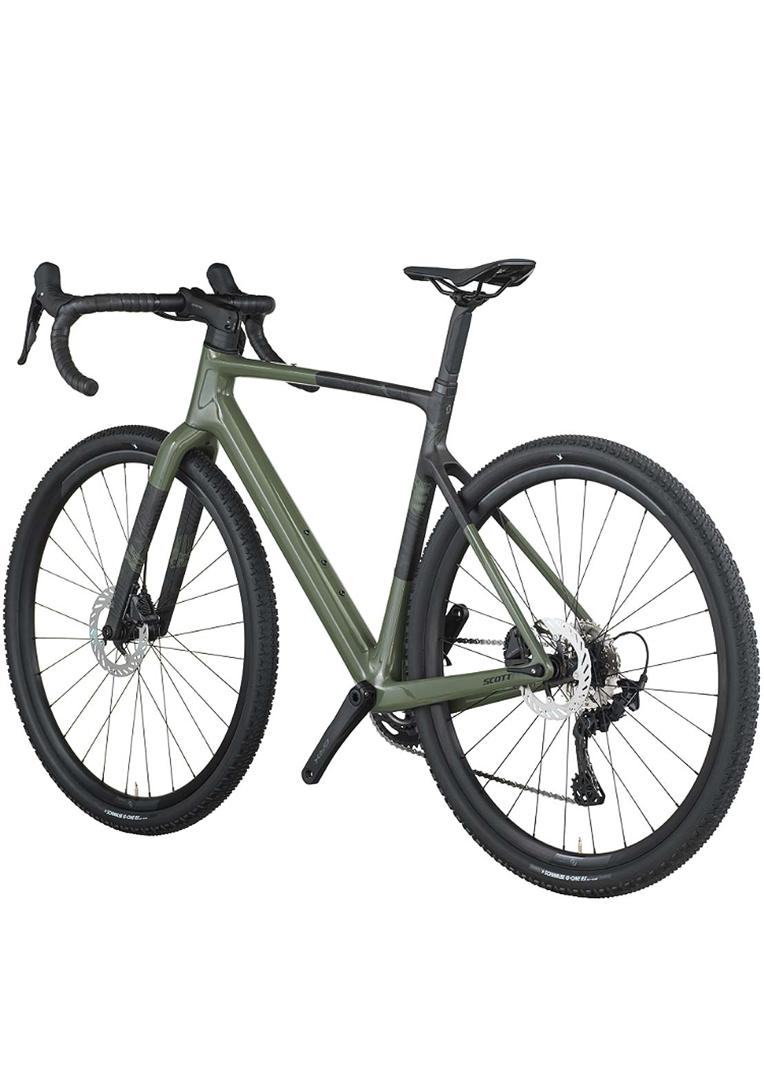 SCOTT Men's Addict Gravel 40 Bike Wenge Green