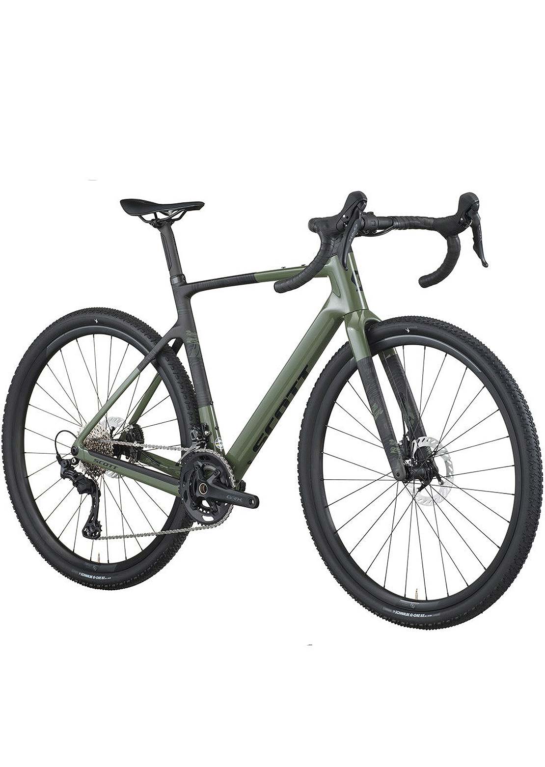 SCOTT Men's Addict Gravel 40 Bike Wenge Green