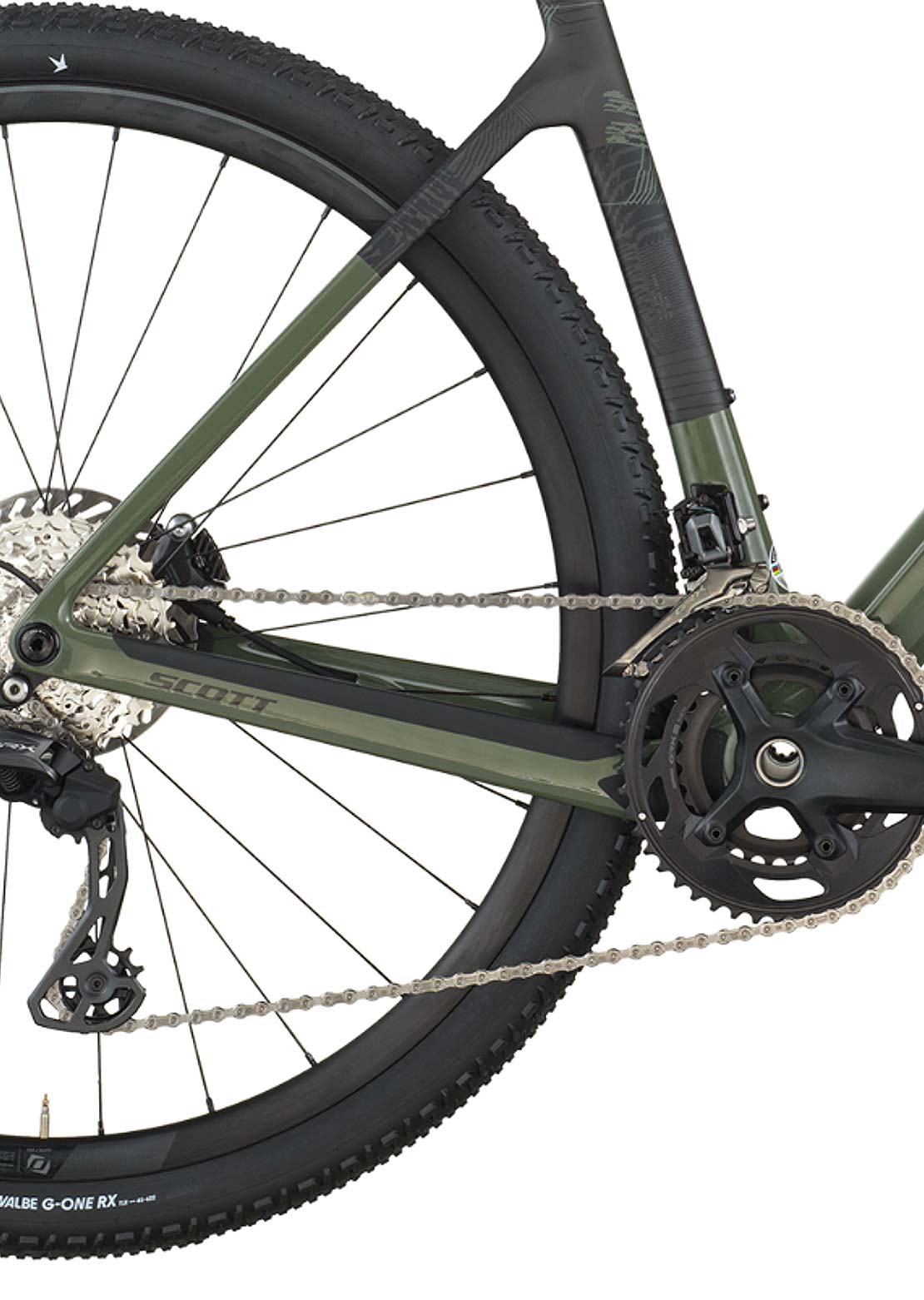 SCOTT Men's Addict Gravel 40 Bike Wenge Green