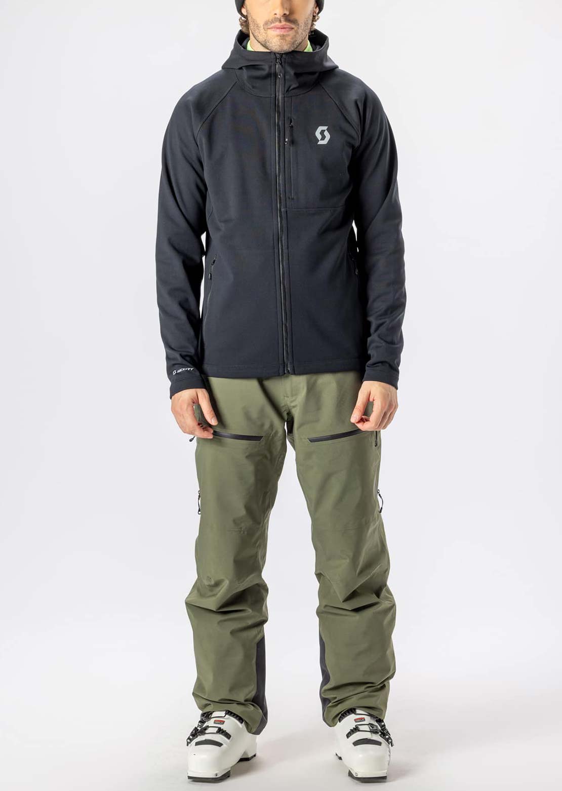 SCOTT Men's Defined Warm Zip Hood