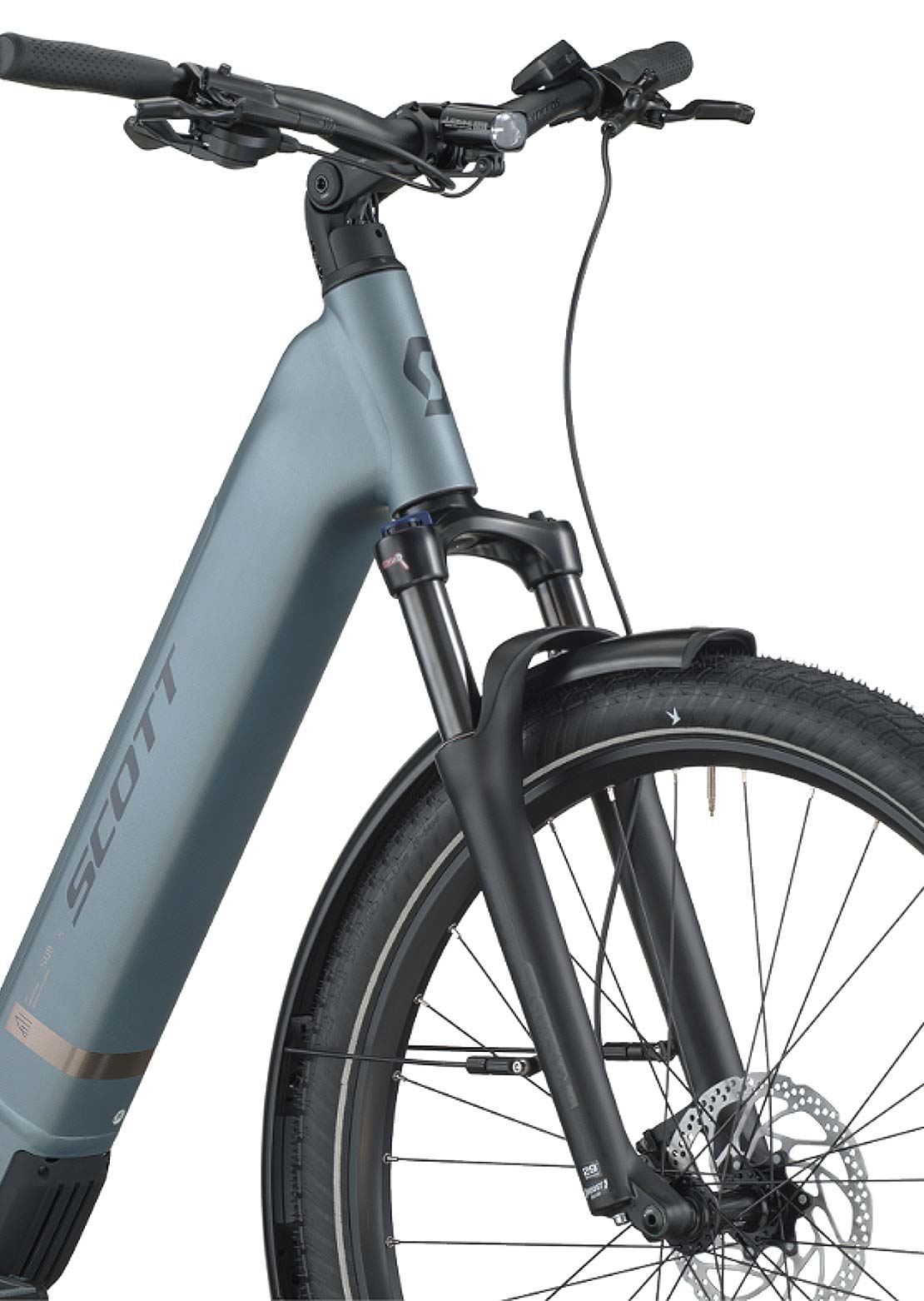 SCOTT Men's Sub Sport 20 Wave Bike Hematite Blue