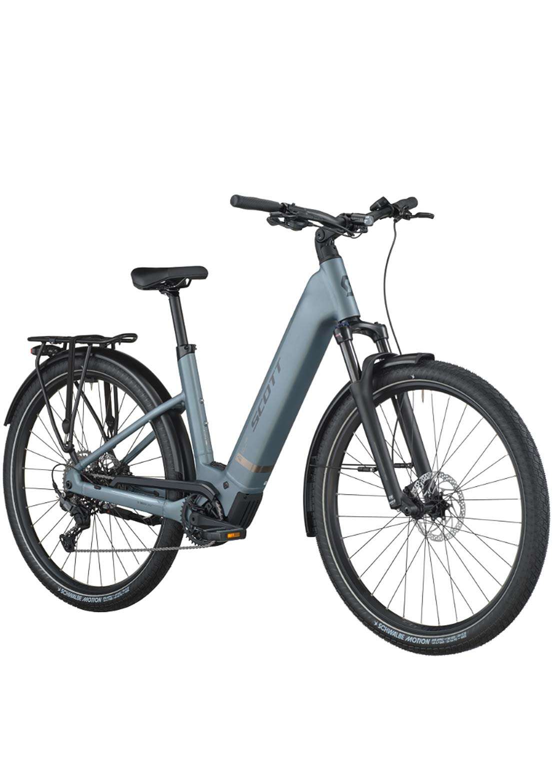 SCOTT Men's Sub Sport 20 Wave Bike Hematite Blue