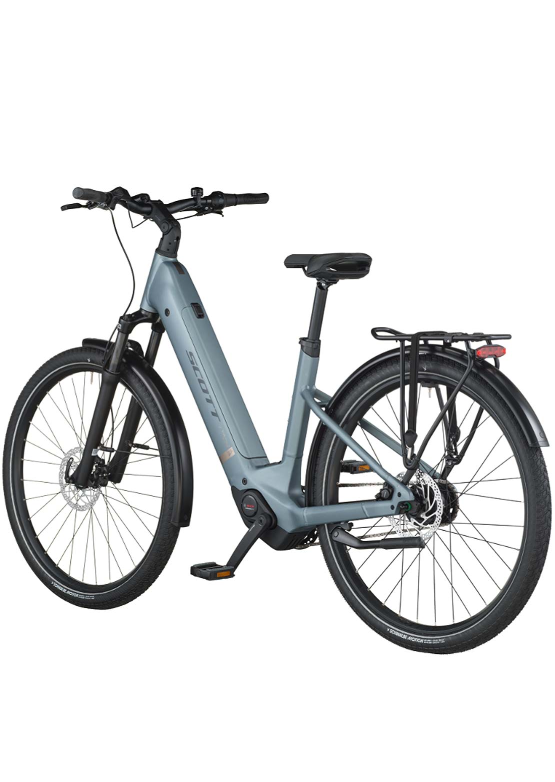 SCOTT Men's Sub Tour 40 Wave Bike Hematite Blue
