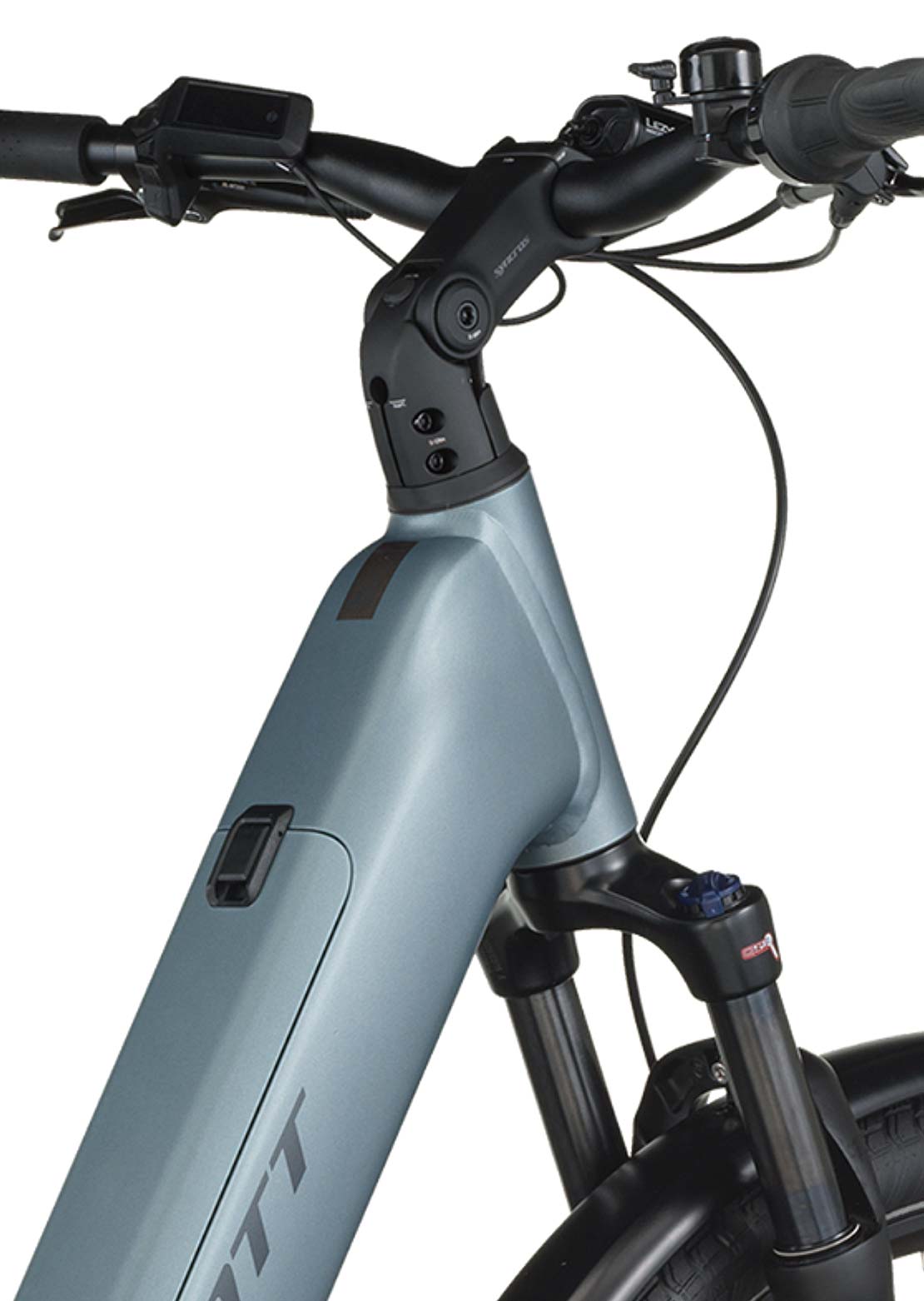 SCOTT Men's Sub Tour 40 Wave Bike Hematite Blue