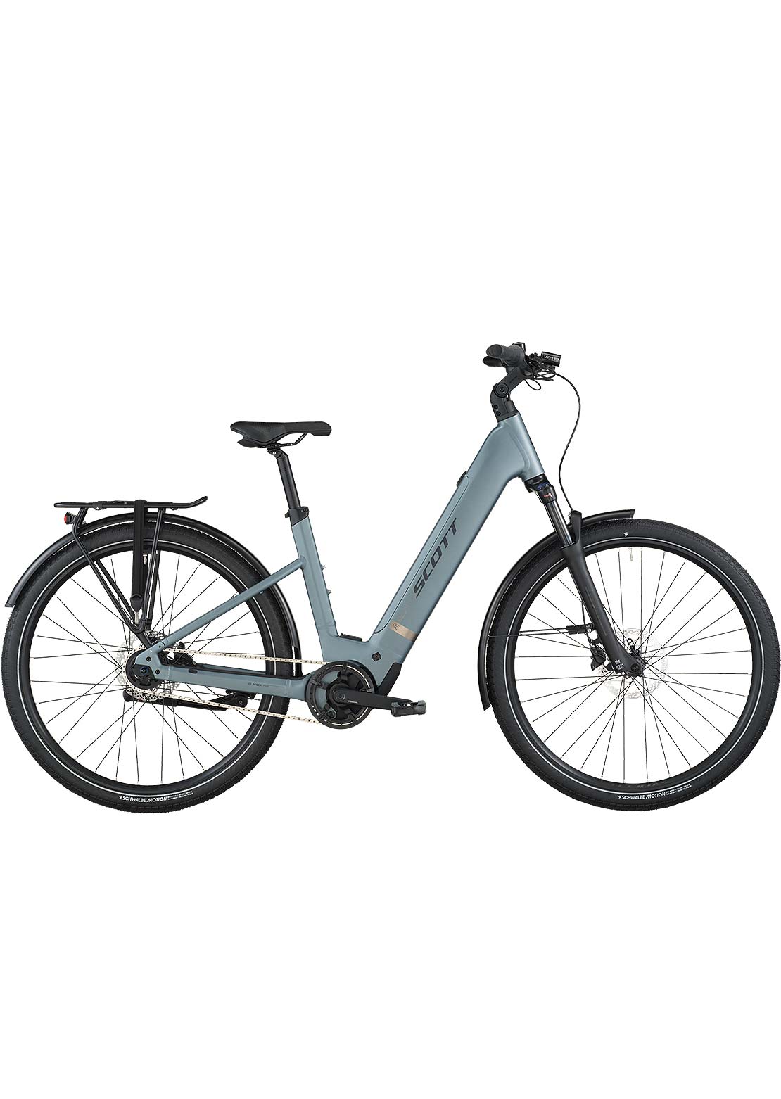 SCOTT Men's Sub Tour 40 Wave Bike Hematite Blue