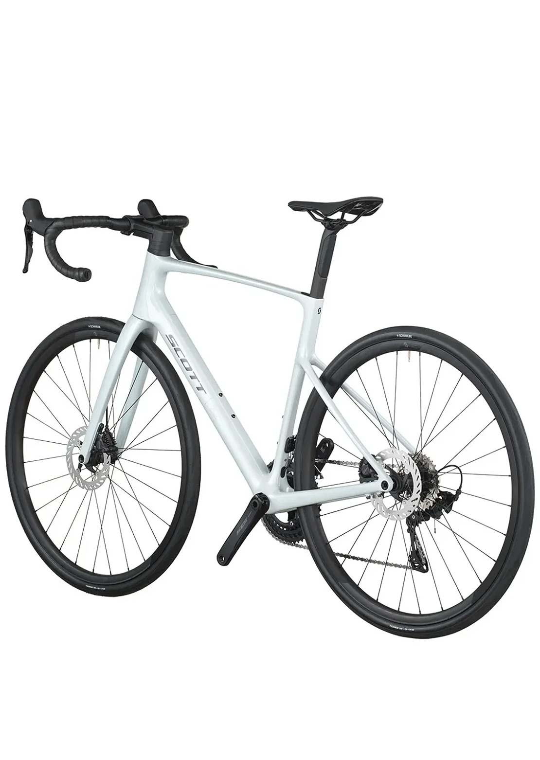 SCOTT Unisex Addict 50 Bike Cumulus White