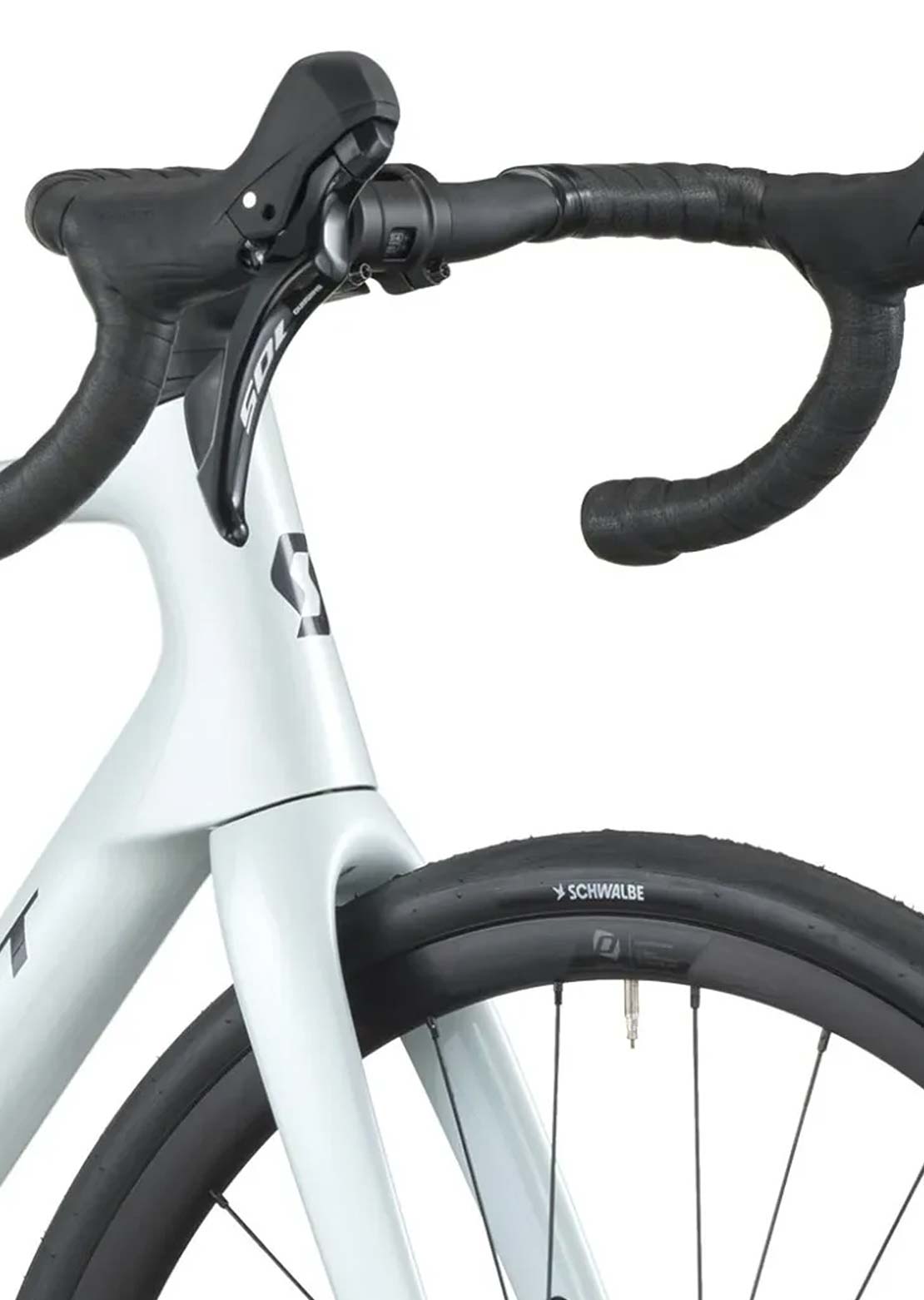 SCOTT Unisex Addict 50 Bike Cumulus White