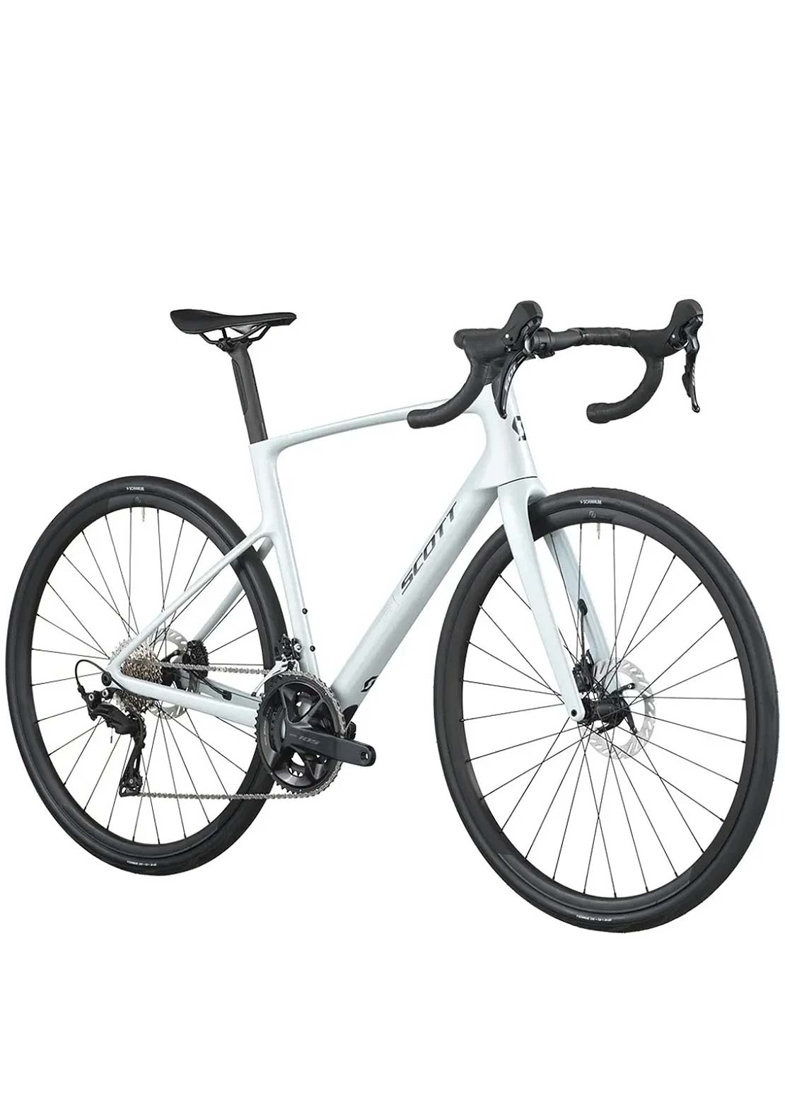 SCOTT Unisex Addict 50 Bike Cumulus White