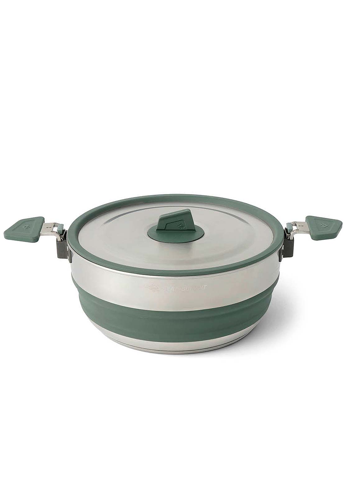 Sea To Summit Detour Stainless Steel Collapsible Pot Laurel Wreath Green