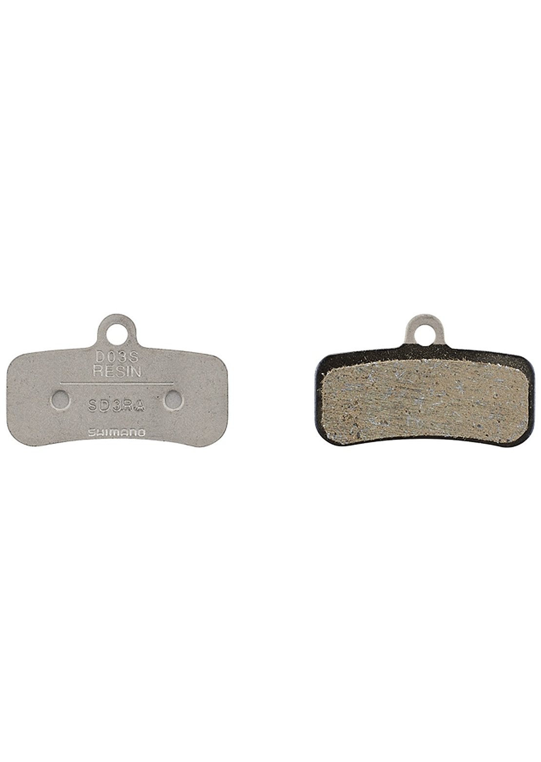 Shimano D03S-RX Resin Disc Brake Pad with Spring & Split Pin - 1 Pair