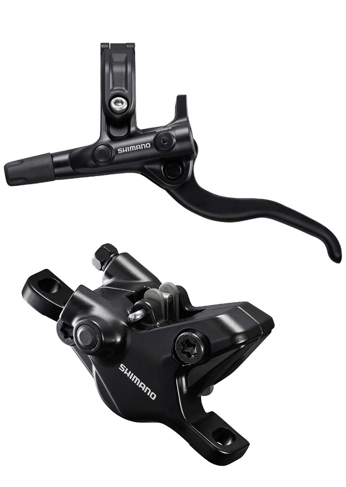 Shimano Deore BL-M4100/BR-MT410 Disc Brake and Lever - Rear Hydraulic Resin Pads