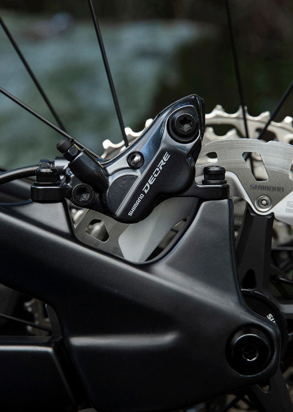 Shimano Deore Front/Rear Hydraulic Disc Brake Black