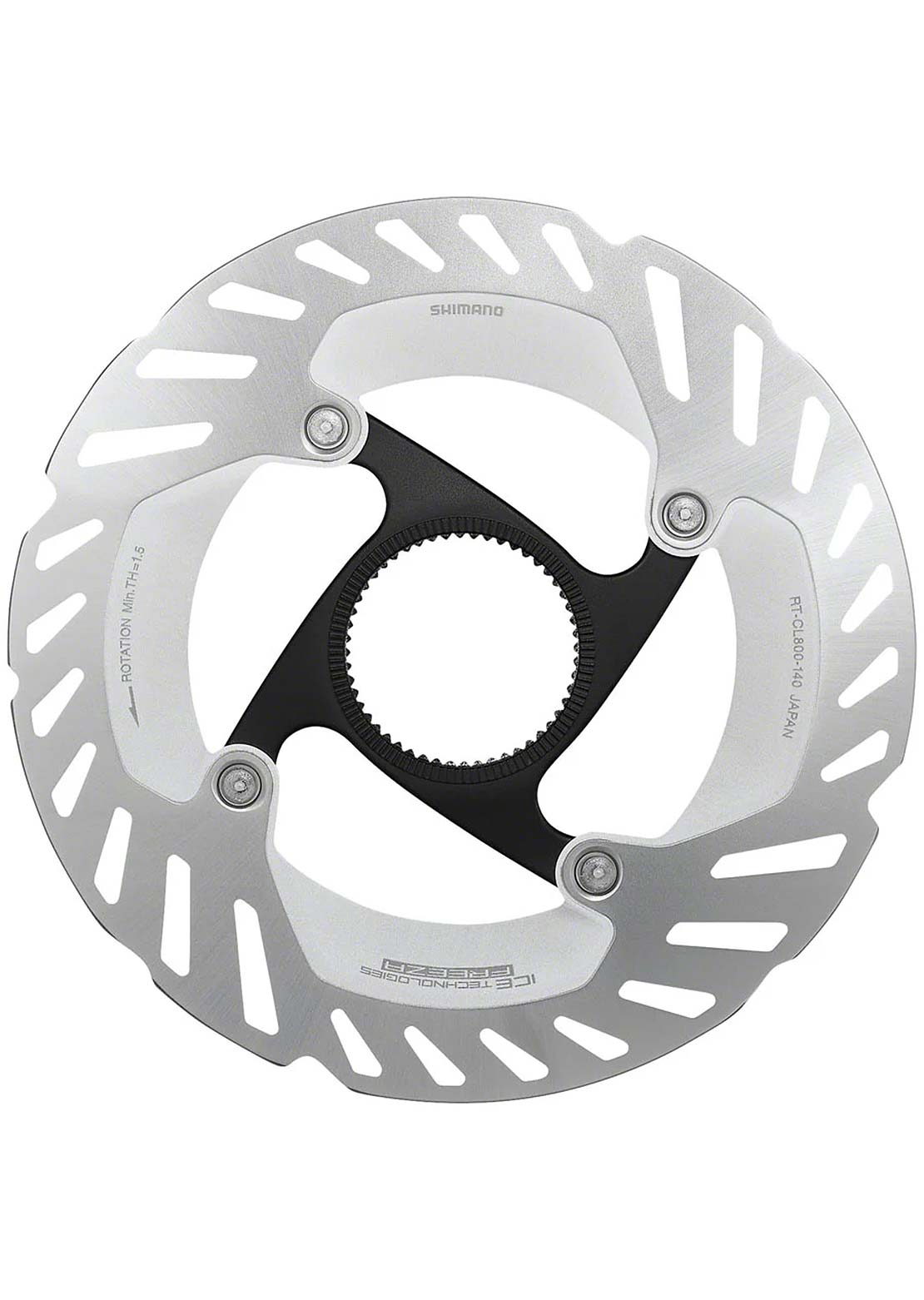 Shimano GRX RT-CL800 S Disc Brake Rotor with Lockring - 140mm CenterLock