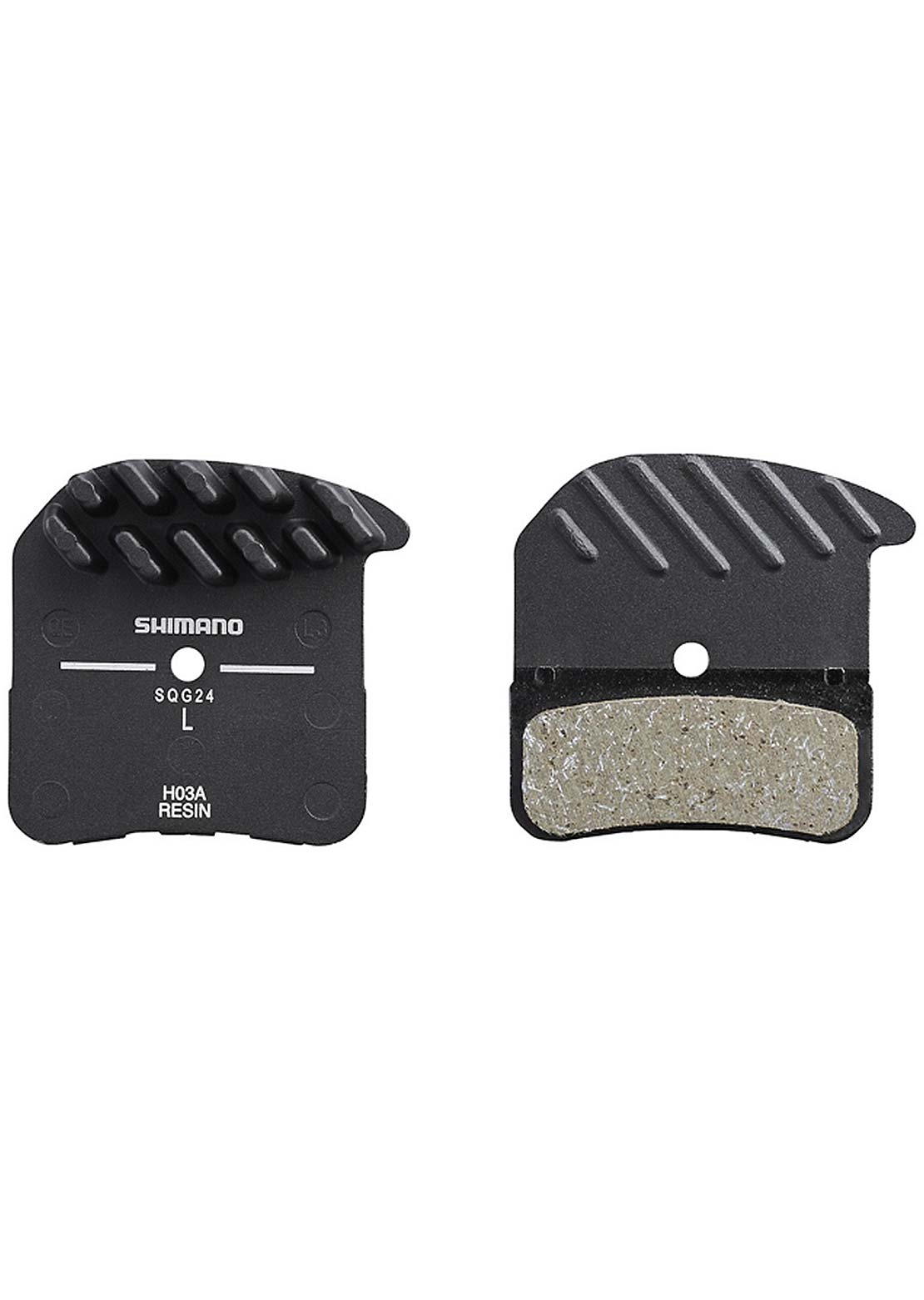 Shimano H03A Resin Disk Brake Pad with Fin &amp; Spring