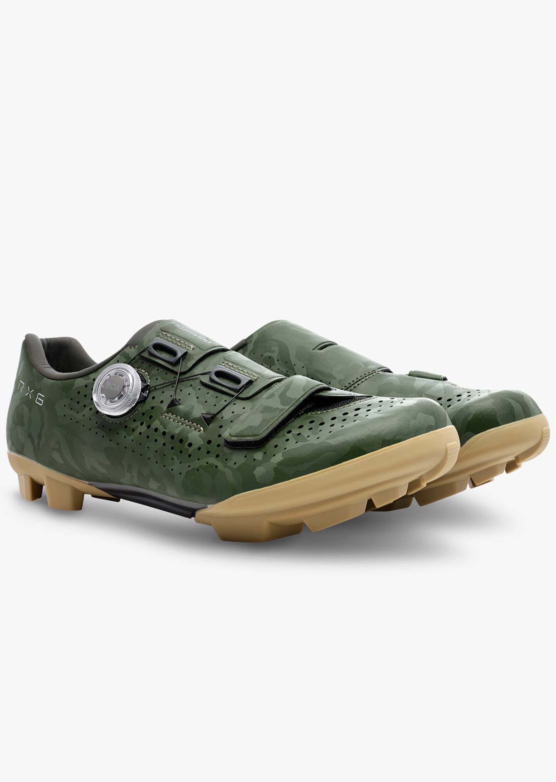Shimano Men's SH-RX600 Gravel Bike Shoes Green