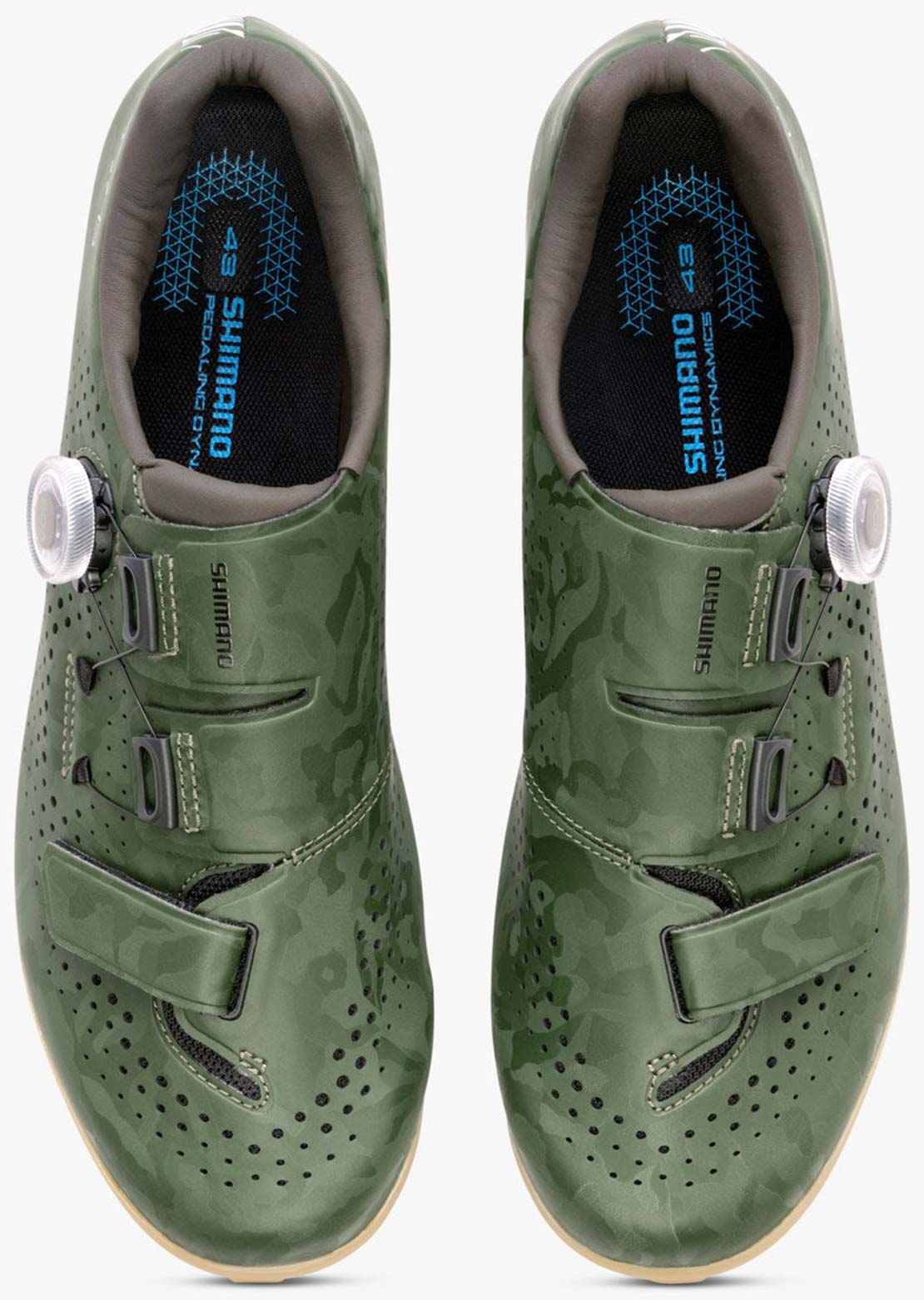 Shimano Men's SH-RX600 Gravel Bike Shoes Green