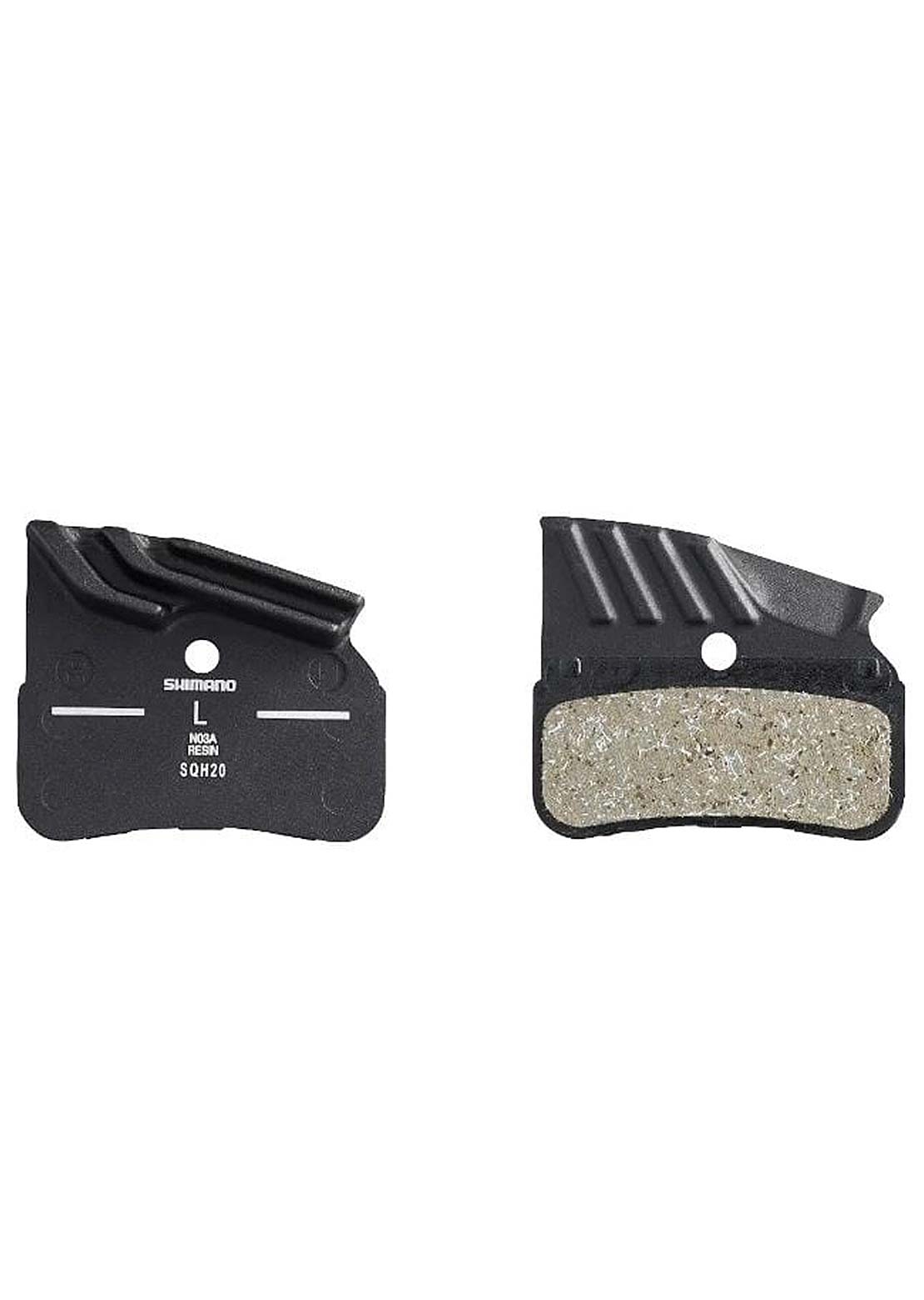 Shimano N03A Finned Resin Disc Brake Pad with Spring