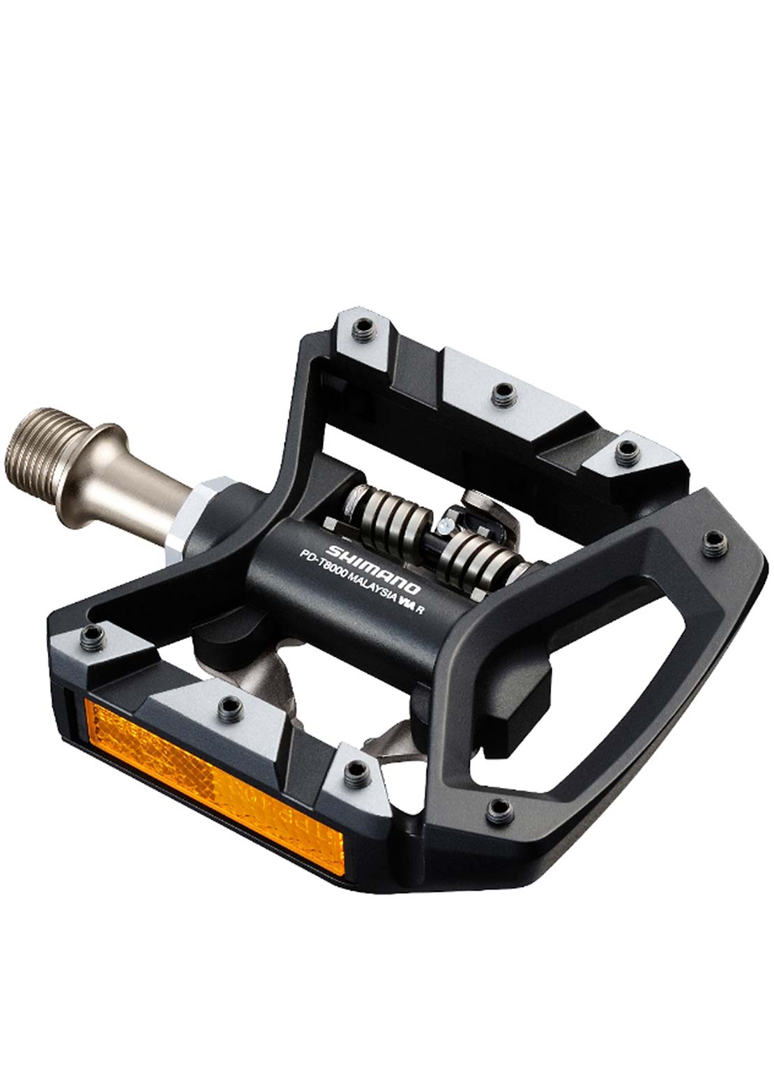 Shimano PD-T8000 Deore XT SPD Pedal With Reflector With Cleat