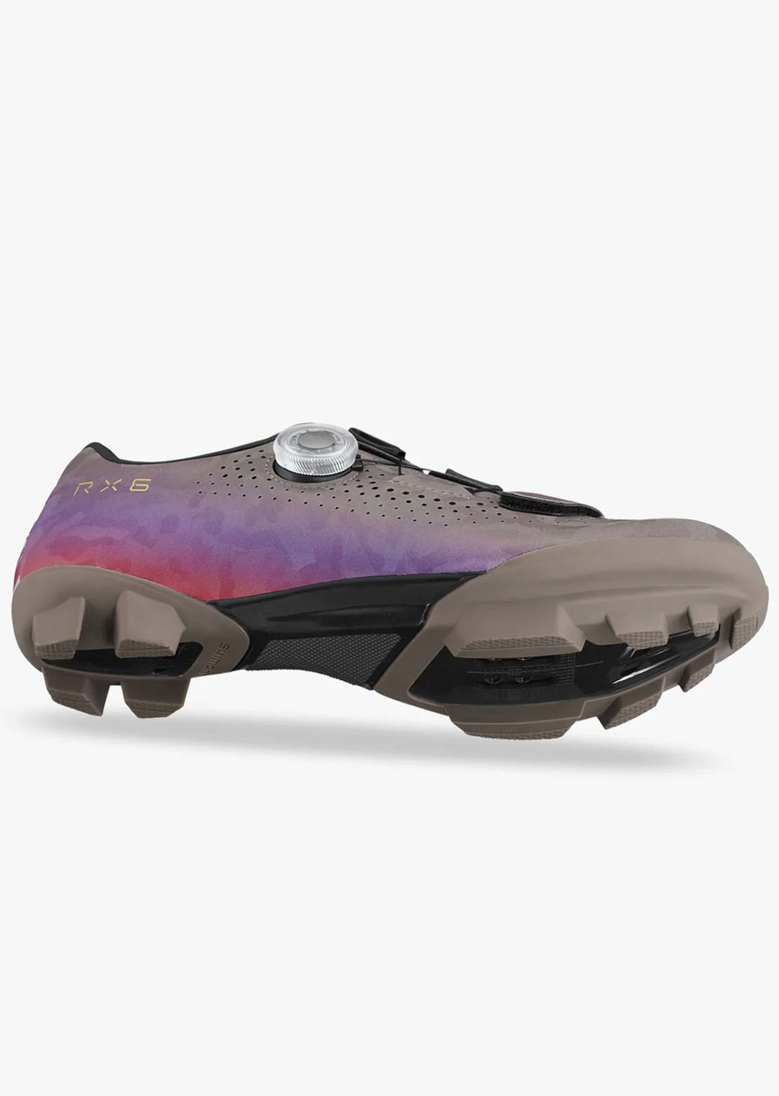Shimano Women's SH-RX600W Clipless Cycling Shoes Gray Purple
