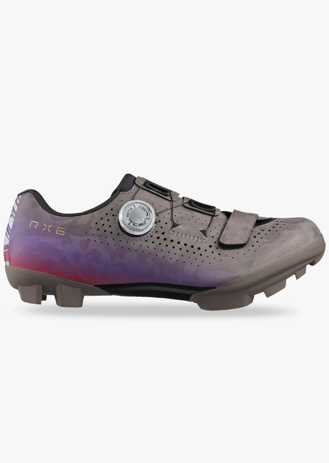 Shimano Women's SH-RX600W Clipless Cycling Shoes Gray Purple