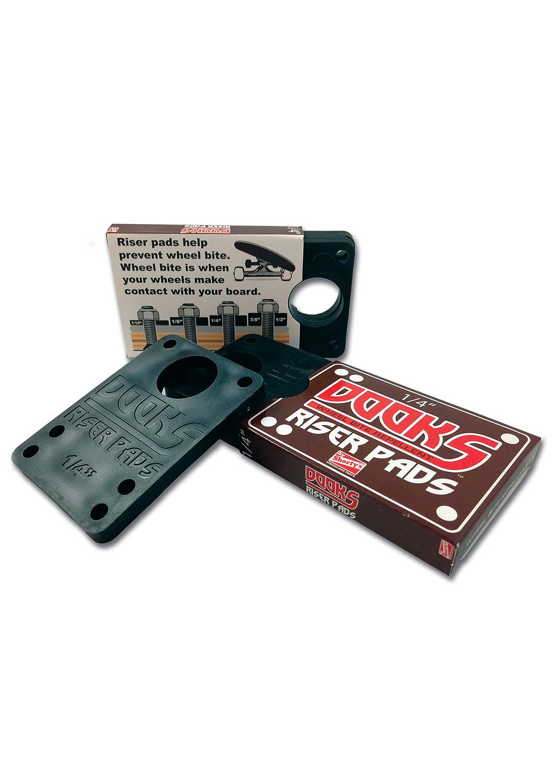 Shorty's Dooks 1/4" Plastic Skateboard Risers