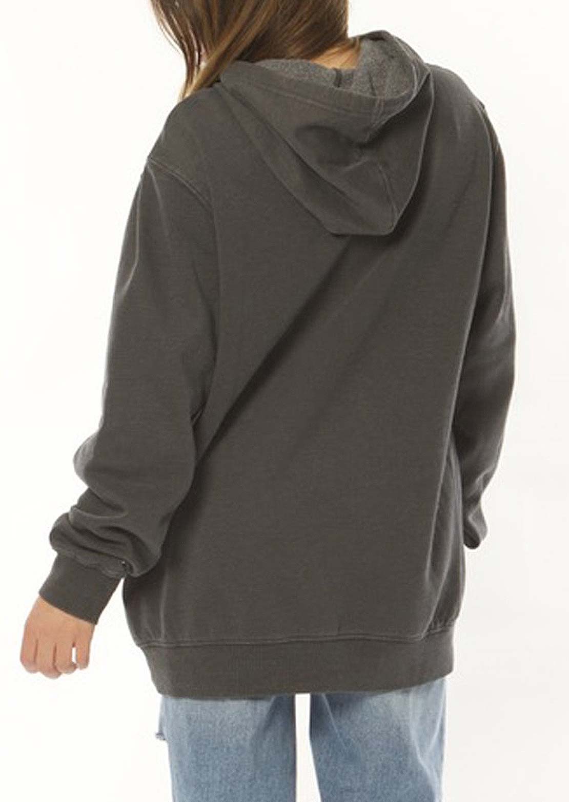 Sisstr Women&#39;s Clean Wave Fleece Long Sleeve Black Heather 2