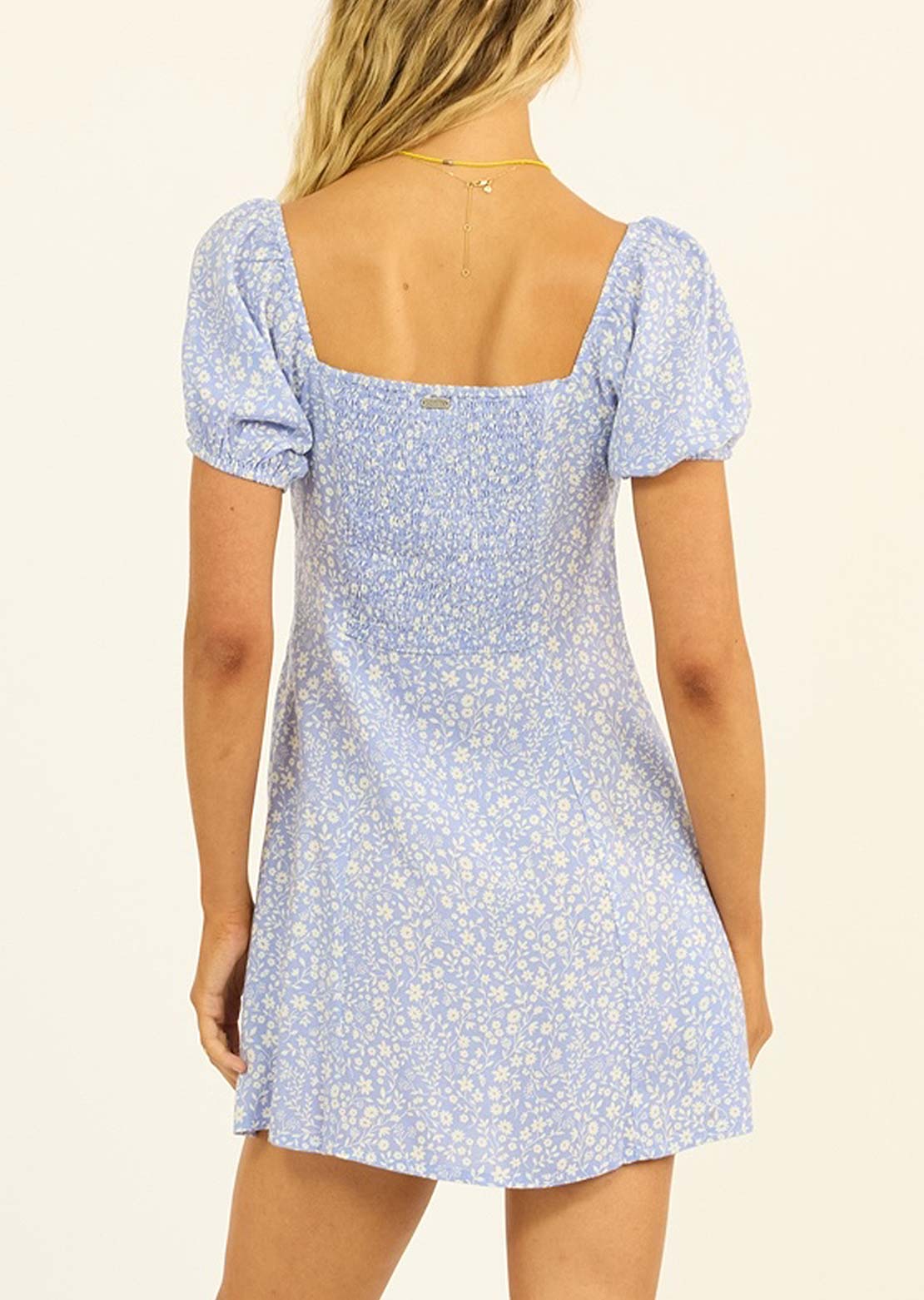 Sisstr Women's Flower Dream Woven Mini Dress Blissful Blue