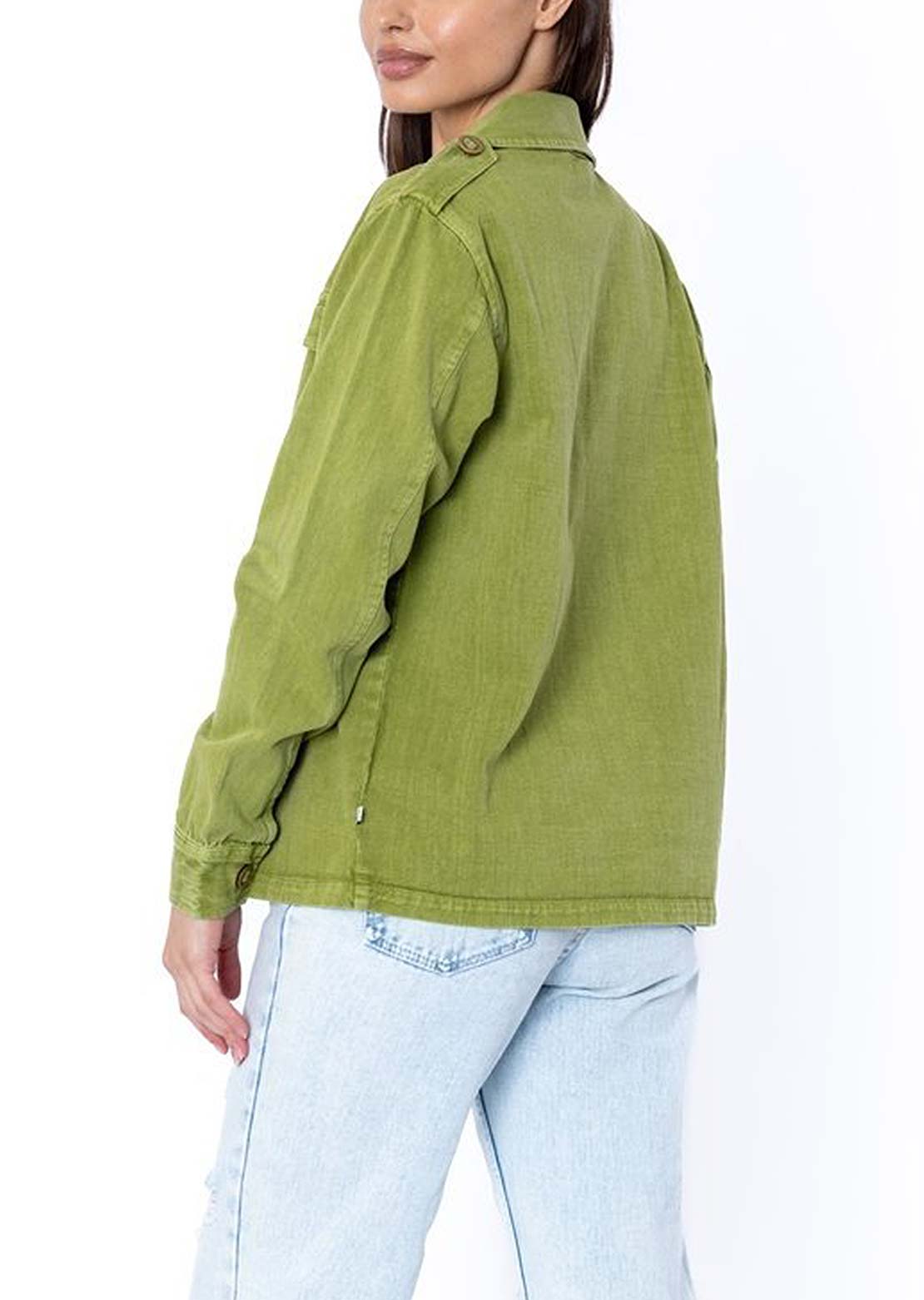 Sisstr Women's Good Things Woven Jacket Sea moss