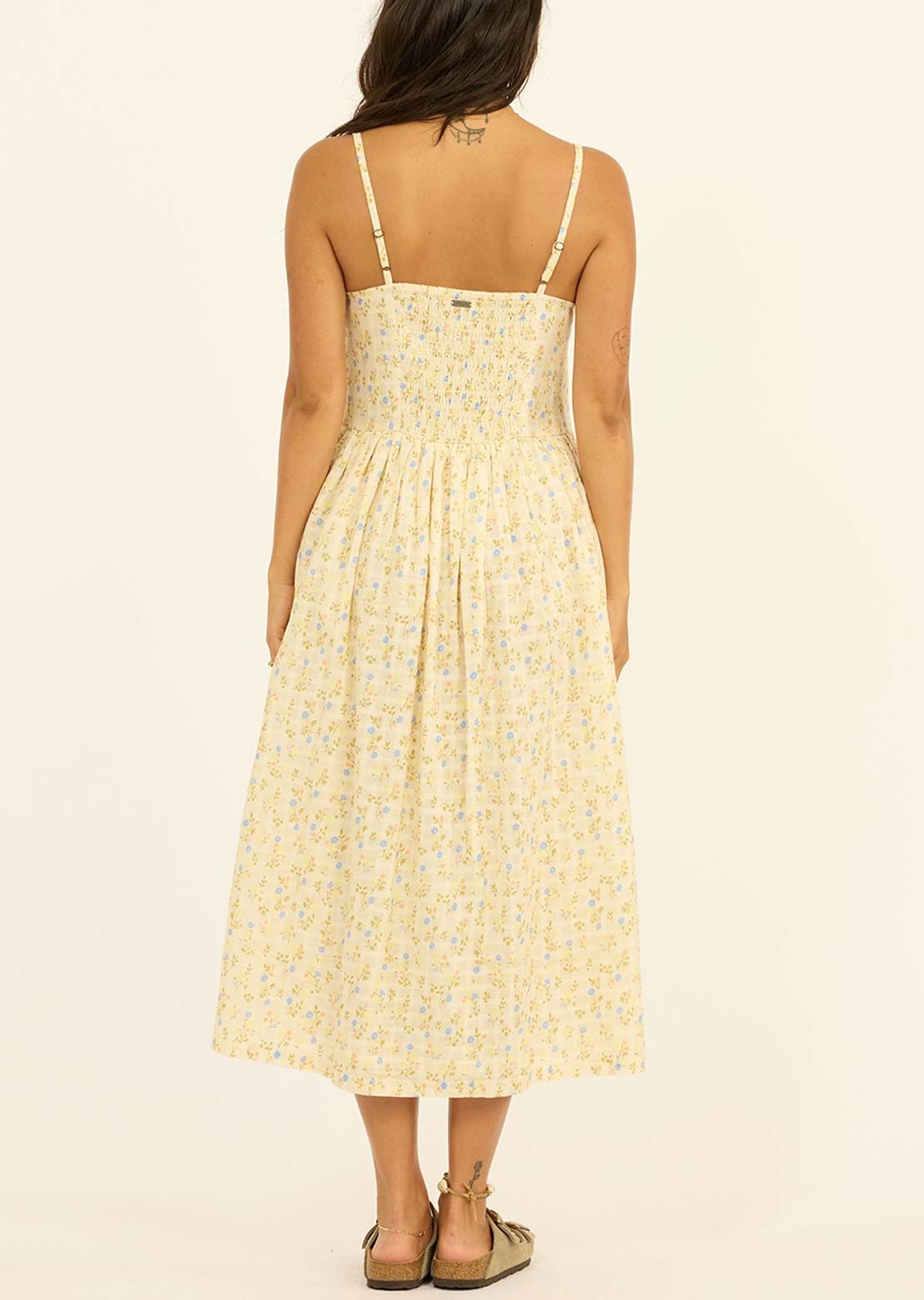 Sisstr Women's My Kinda Dream Woven Midi Dress Sea Salt