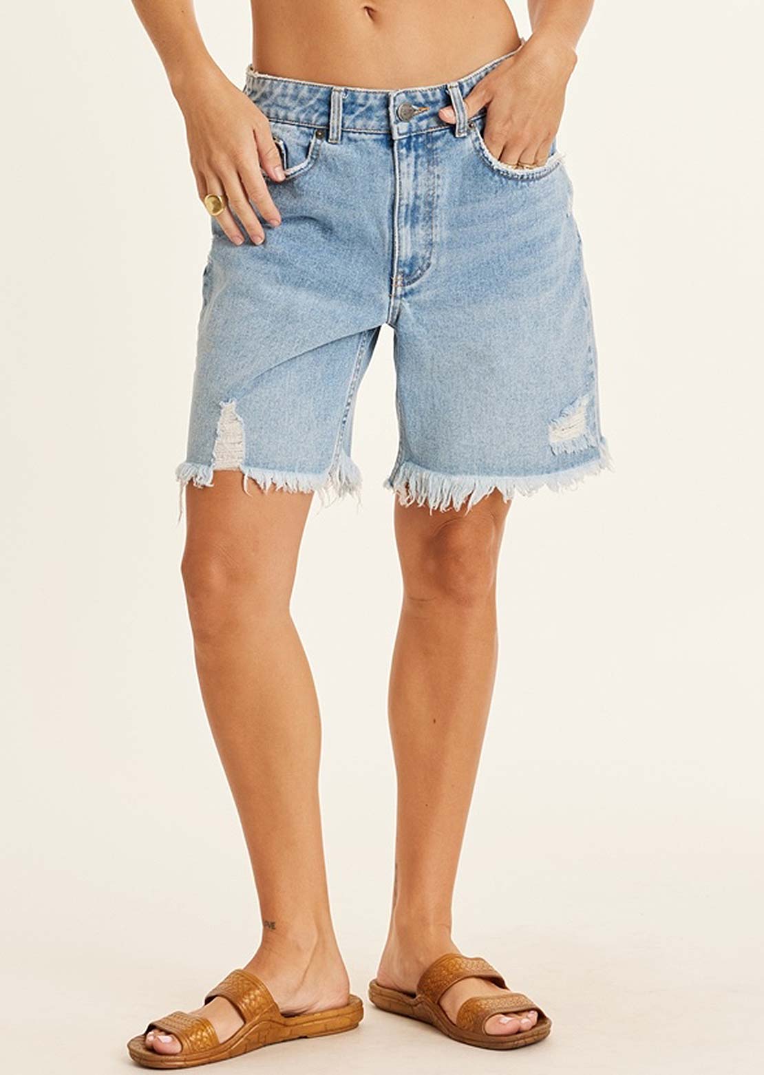 Sisstr Women's Rae Denim Shorts
