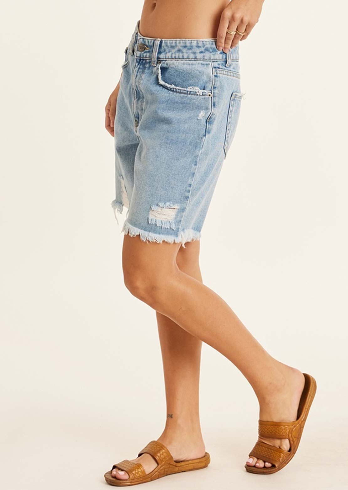 Sisstr Women's Rae Denim Shorts